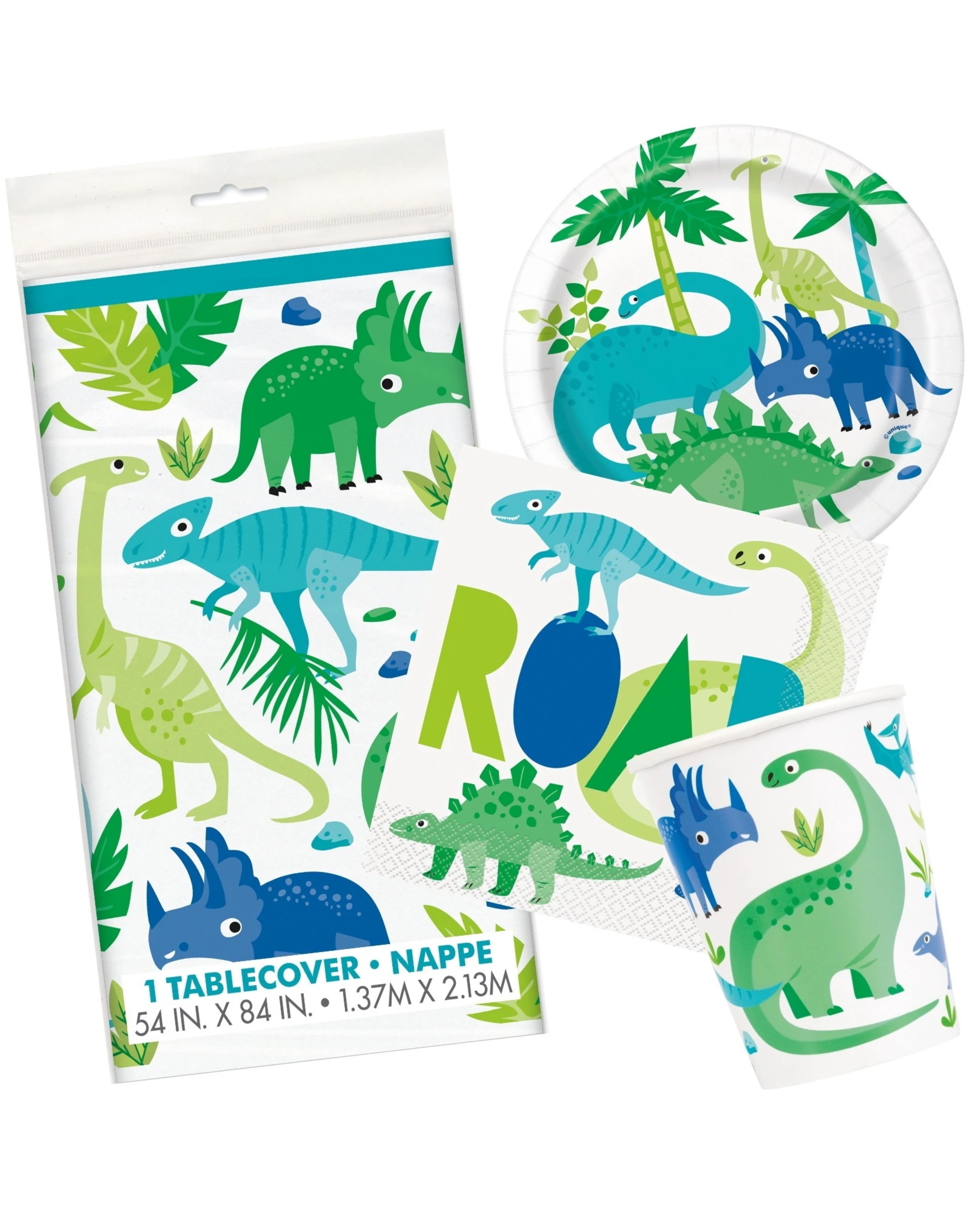 1 Unique Dinosaur Roar Party Starter Set For 8 Guests, 1 of 1