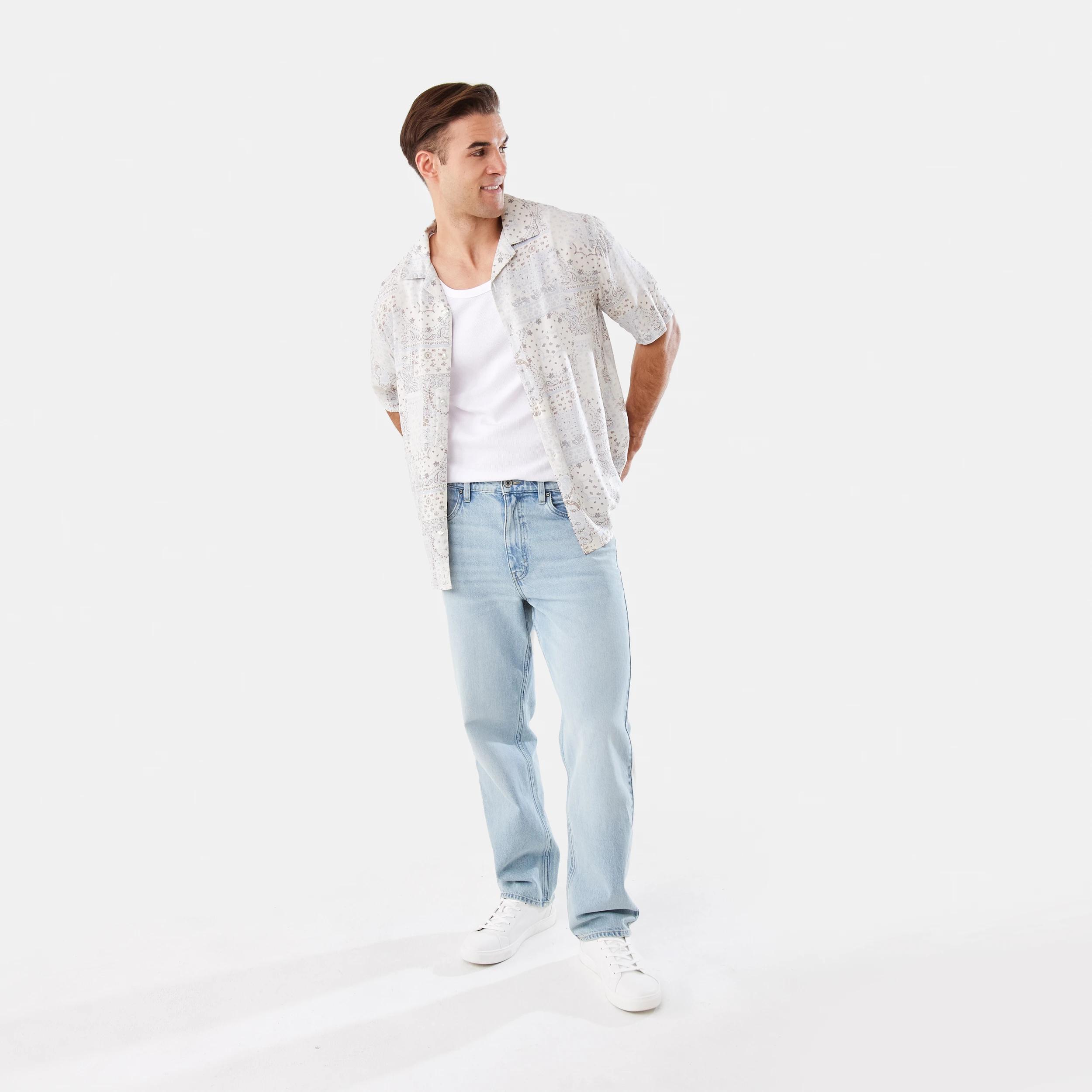 3 Short Sleeve Resort Print Shirt Bandana, 3 of 10