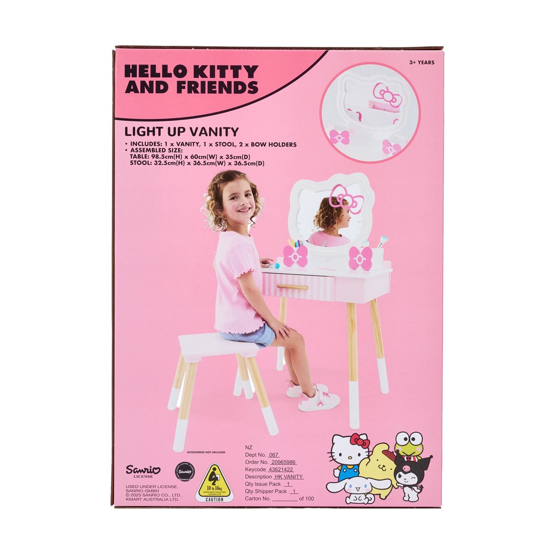 10 Hello Kitty and Friends Light Up Vanity, 10 of 10