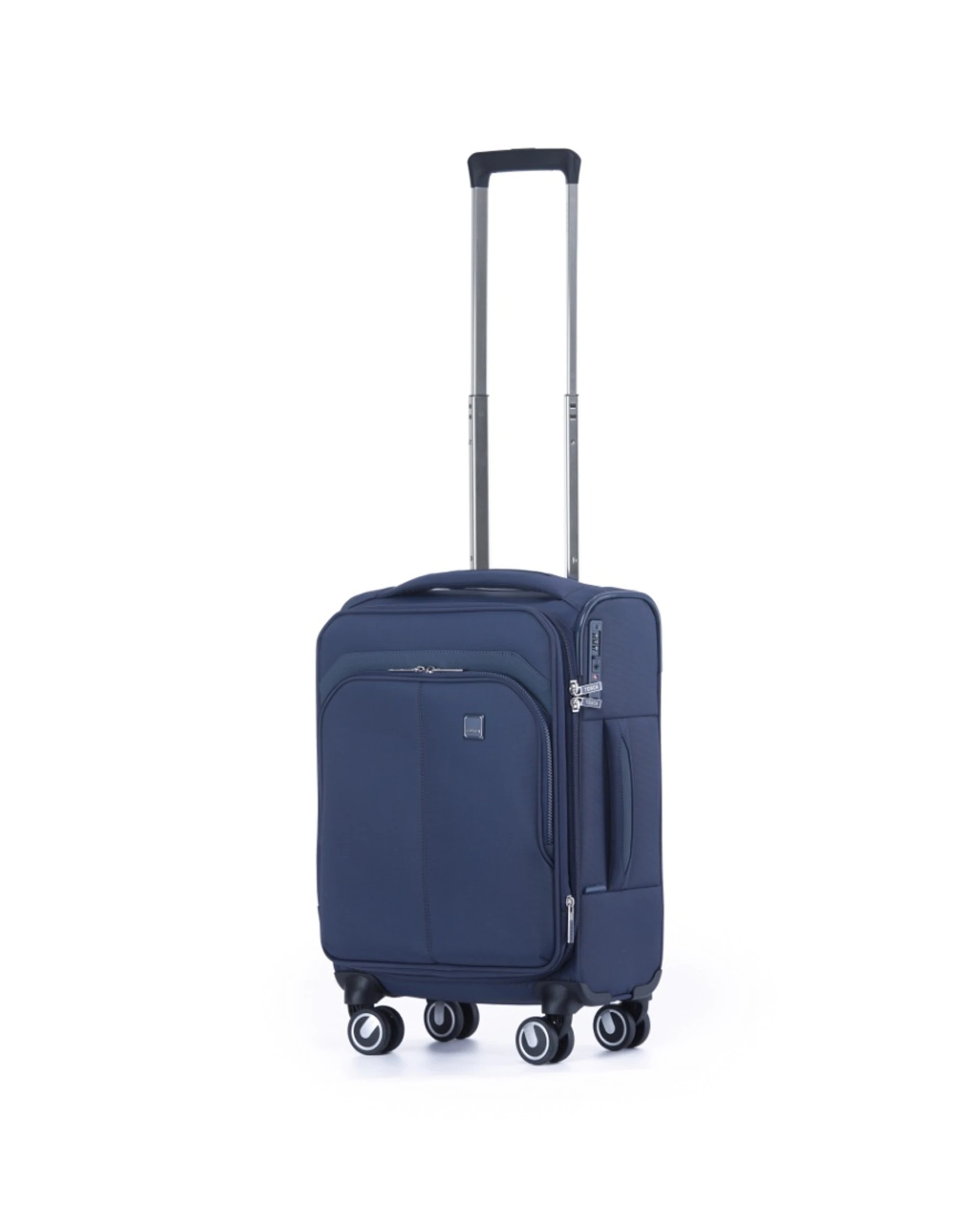 1 Tosca Grange Lockable Carry-On Travel Luggage Suitcase 45L Expandable Indigo - Blue, 1 of 3
