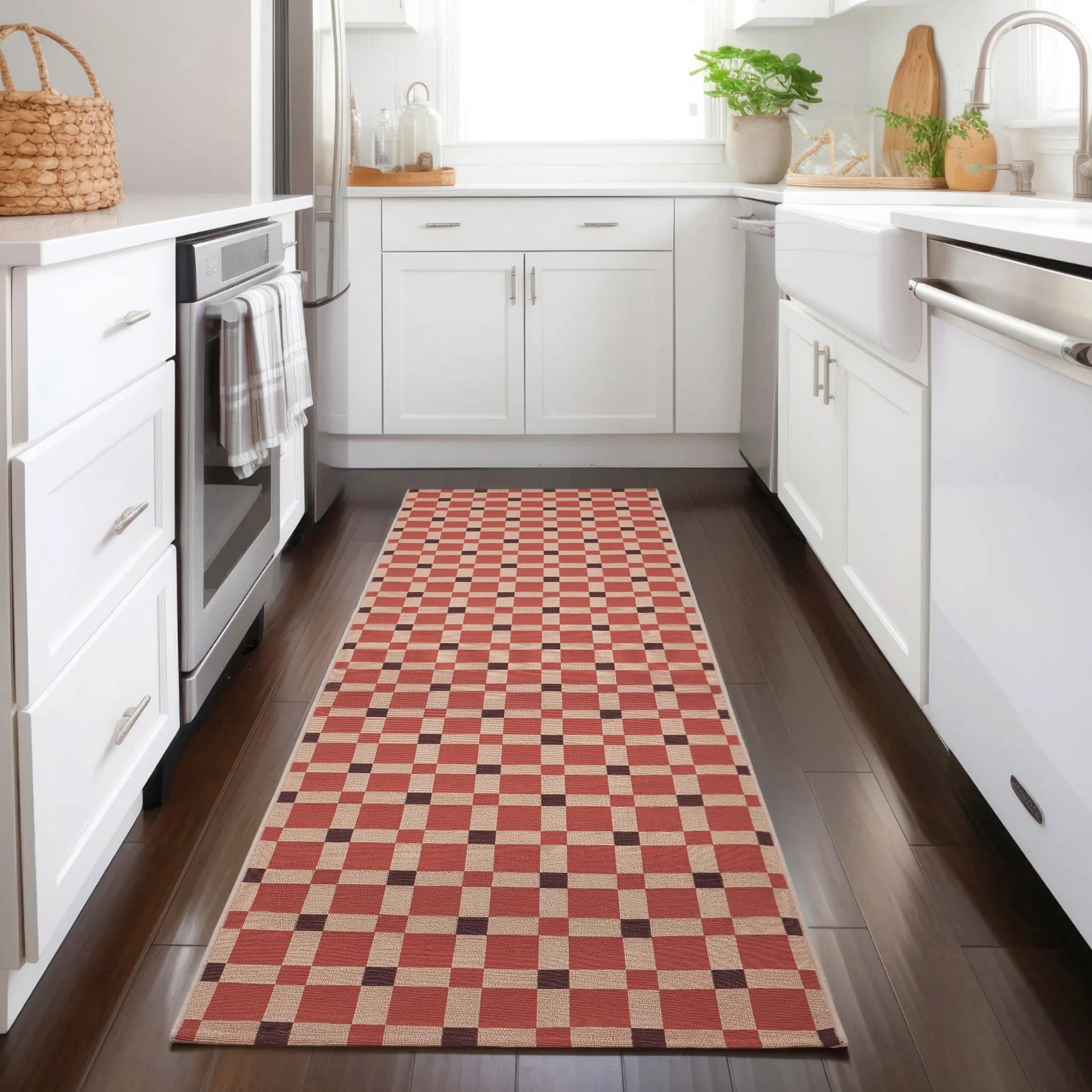 3 Common Ground Rugs Horizon Tito 400x80cm - Large Outdoor Rug - Pink, 3 of 6