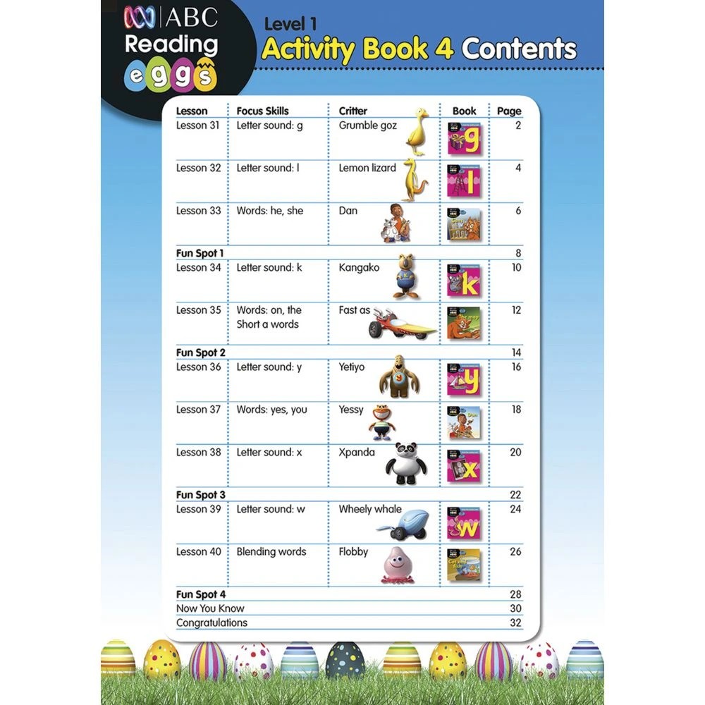 3 ABC Reading Eggs Starting Out Activity Book 4, 3 of 5
