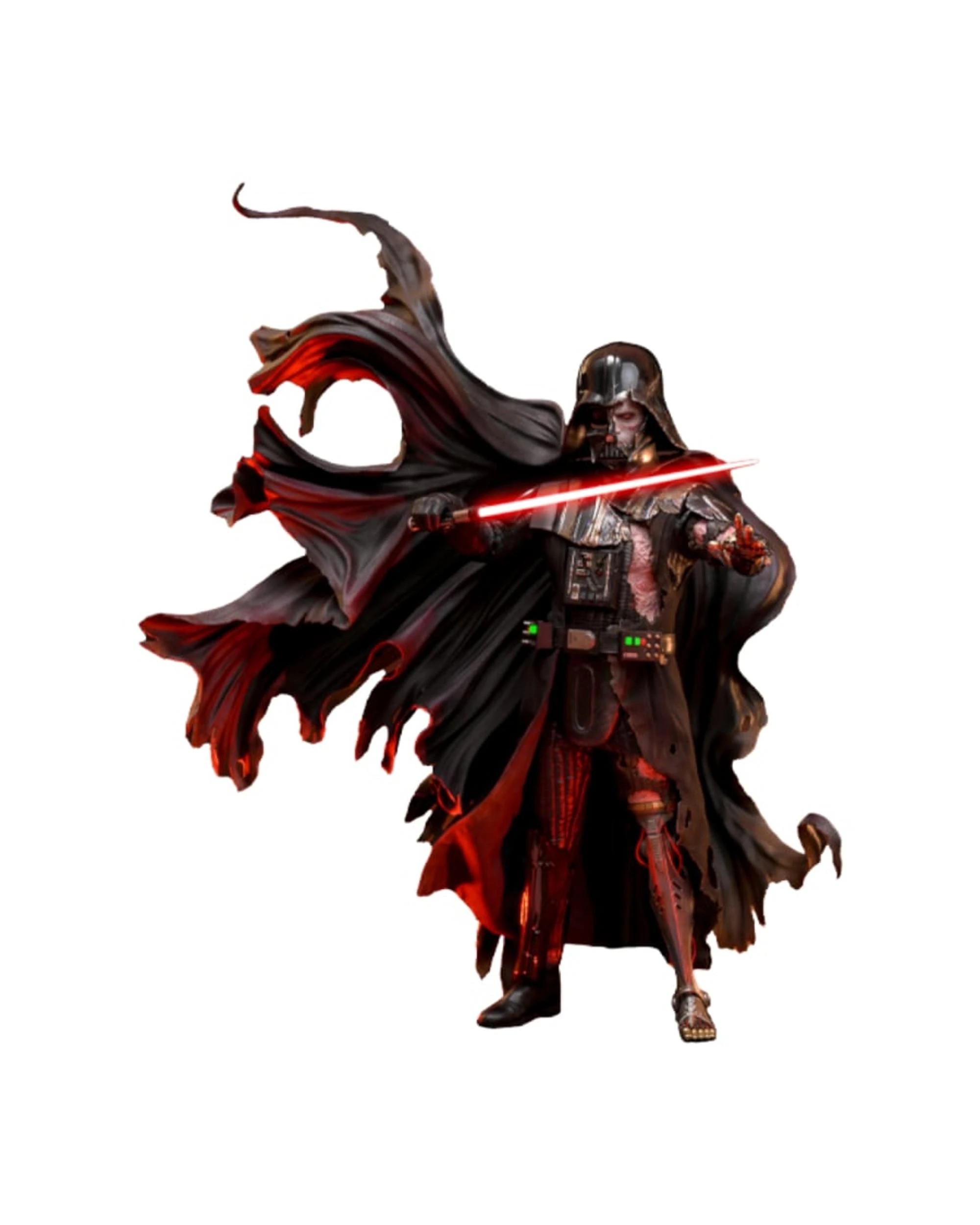 1 Hot Toys Star Wars Darth Vader Battle Damaged Deluxe 1:6 Scale Collectable Action Figure, 1 of 3