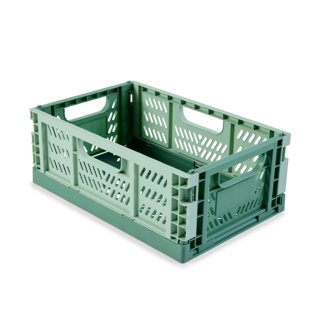 4 5L Collapsible Crate - Small, Green, 4 of 10