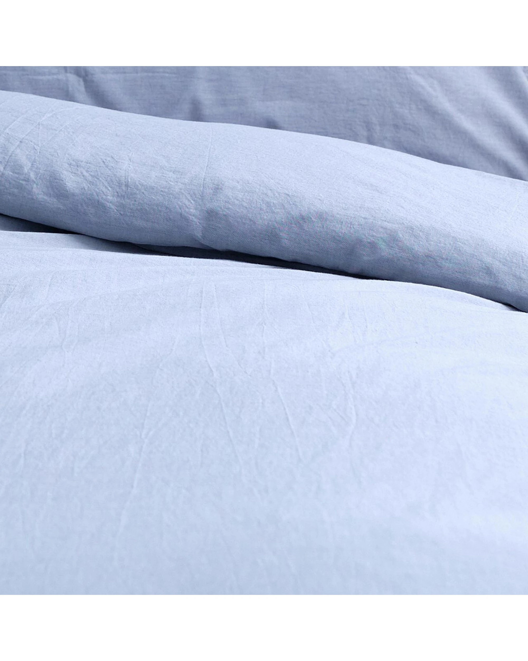 2 Canningvale Vintage Single Quilt Cover Set 100 Percent Cotton Denim - Blue, 2 of 4