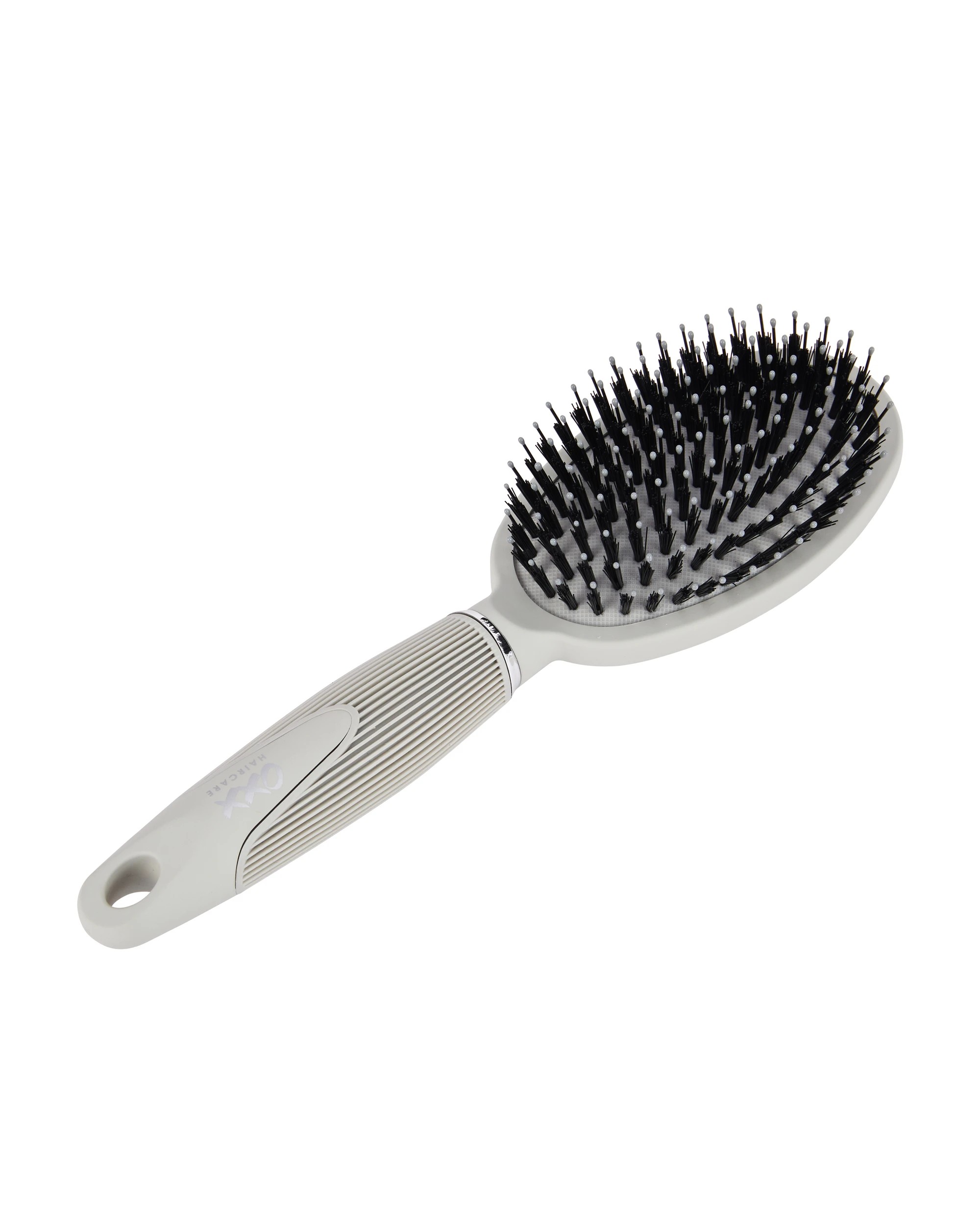 1 OXX Haircare Ceramic Oval Brush - Grey, 1 of 4