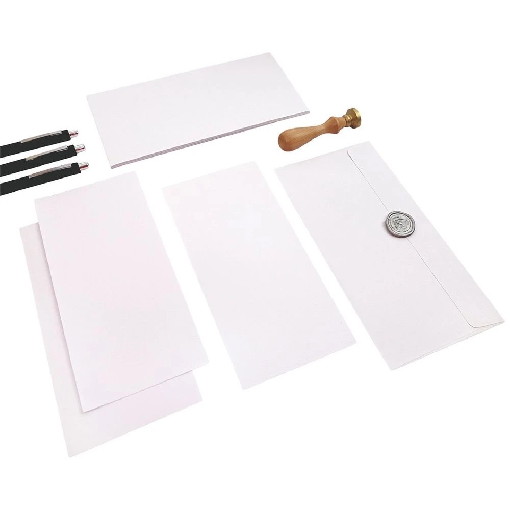 3 Quill DL Linen Bond Envelopes White 10 Pack, 3 of 3