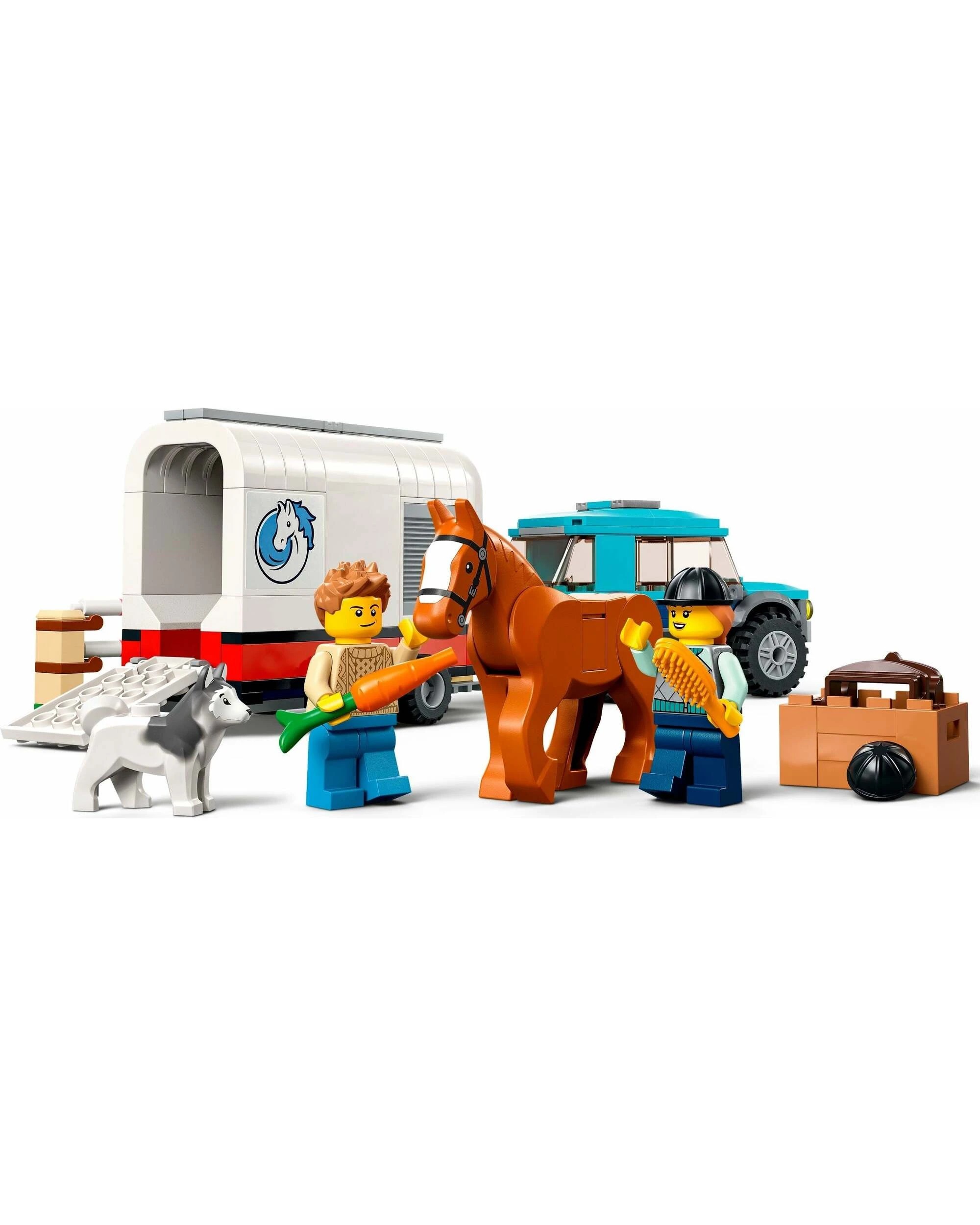 3 LEGO 60327 City Horse Transporter: SUV, Trailer & Jumping Set, 3 of 5