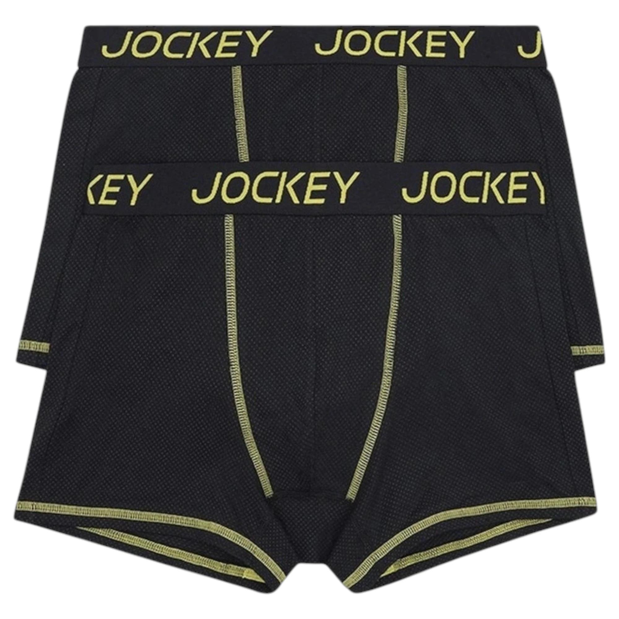 5 Jockey 2 Pack Mens Performance Active Trunk Cotton Underwear BLACK, 5 of 5