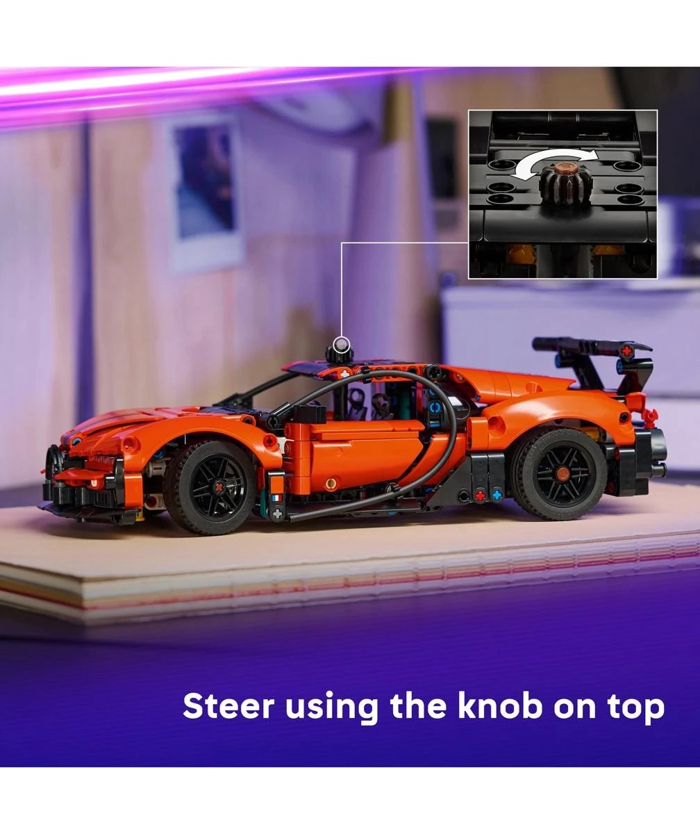 4 LEGO Technic Bugatti Chiron Pur Sport Hypercar 42222, 4 of 10