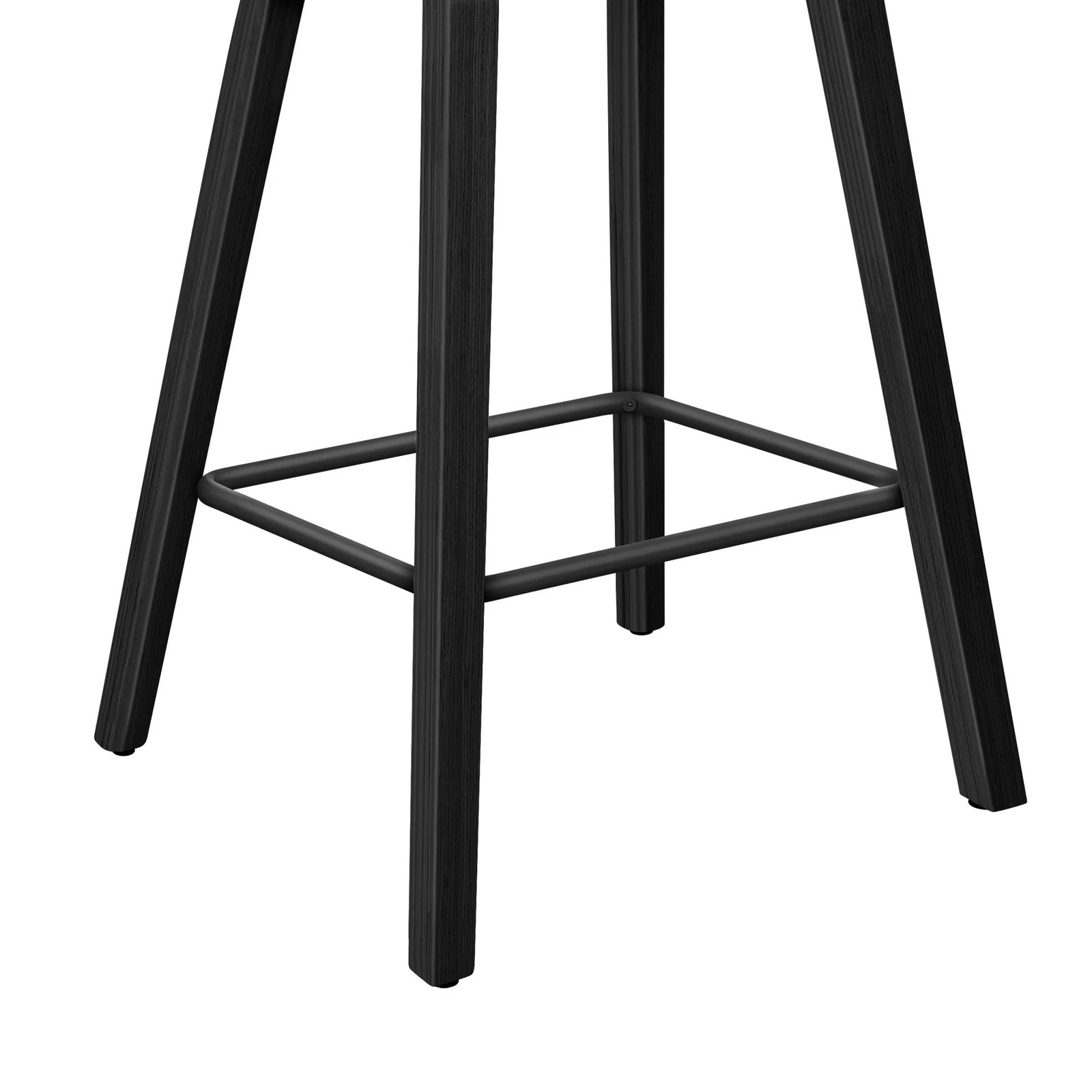 4 Alfordson 2x Kitchen Bar Stools Counter Wooden Chairs - Black, 4 of 10