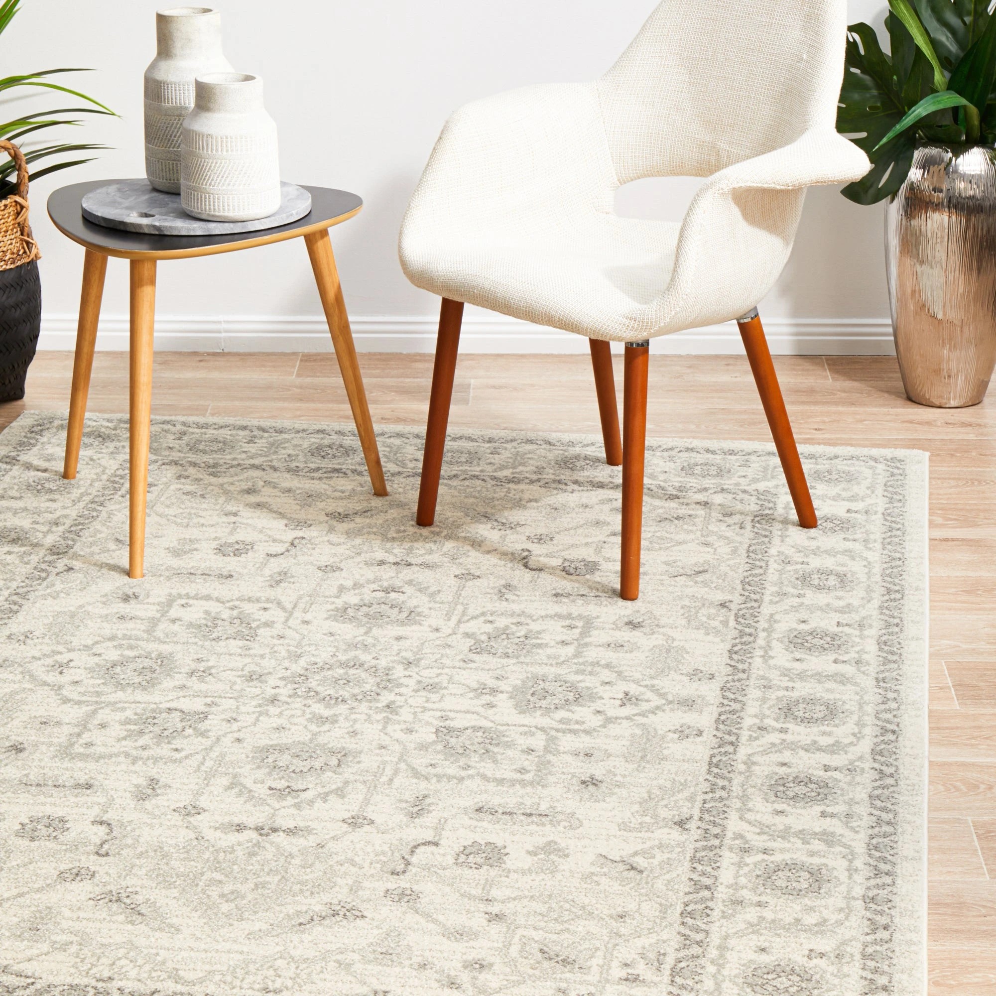 4 Common Ground Rugs Encore 261 400x300cm - Extra Extra Large Floor Rug - White, 4 of 8