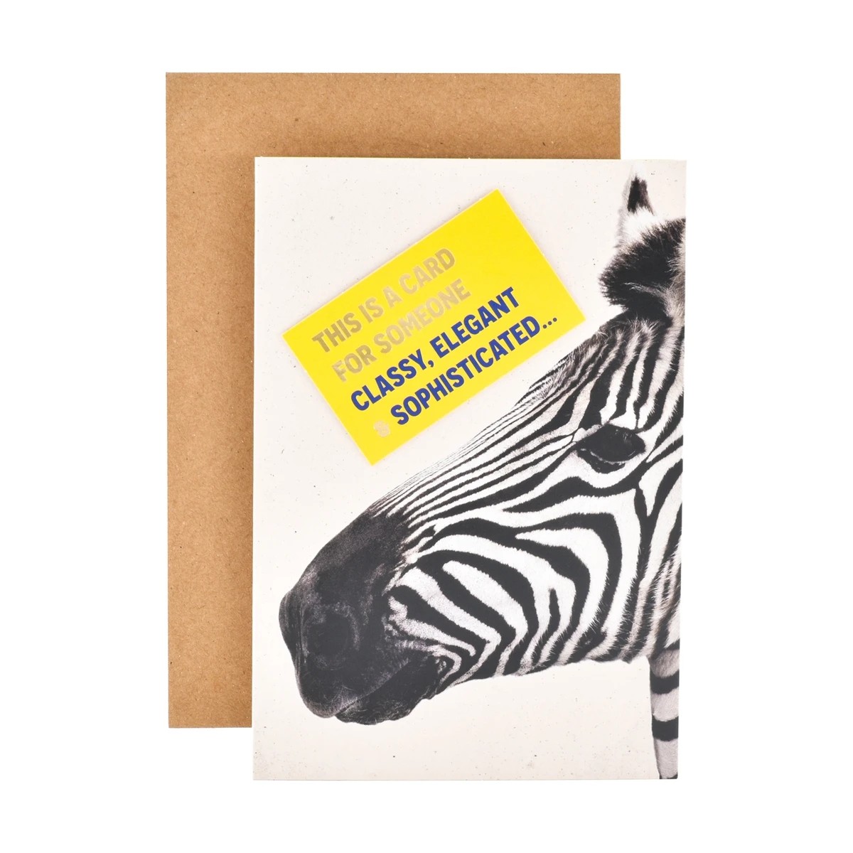 1 Hallmark Birthday Card - Cheeky Zebra, 1 of 3