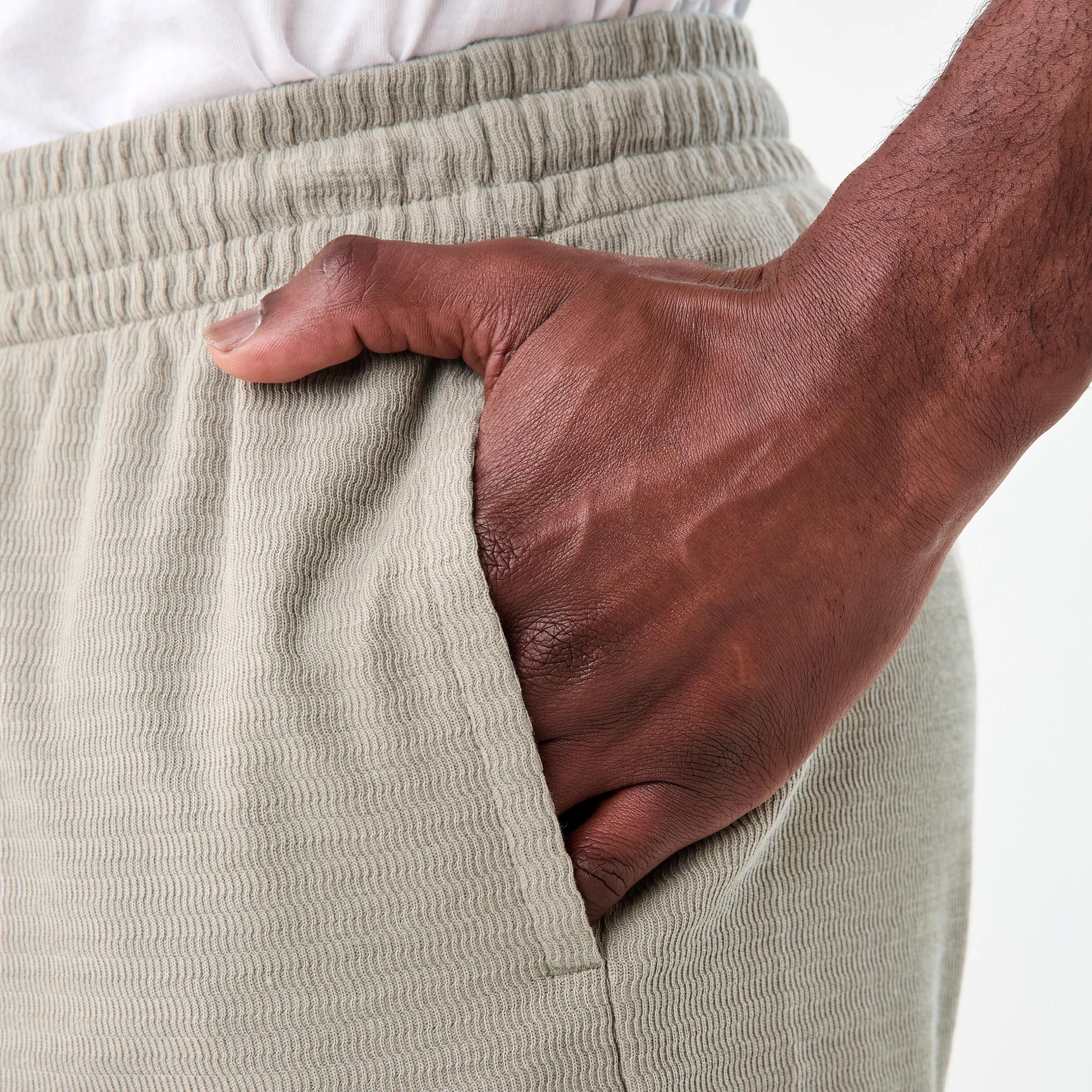 5 Washed Textured Shorts Bge Khaki, 5 of 6