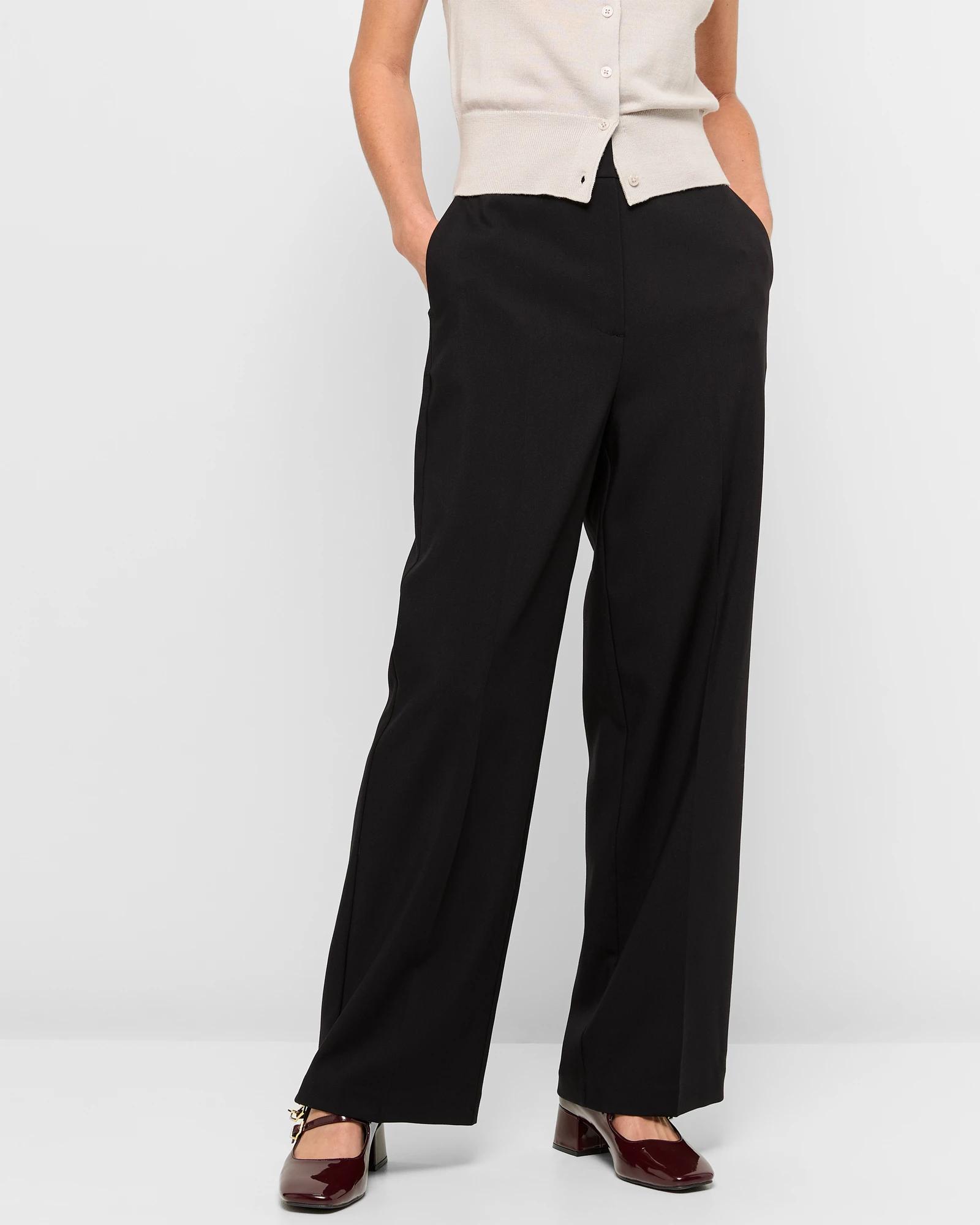 2 Tailored Wide Leg Pants - Preview BLACK, 2 of 5
