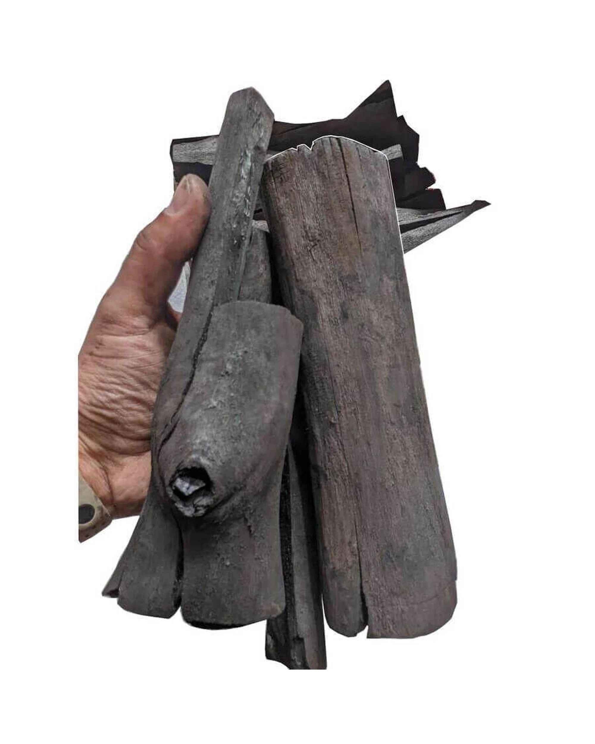 4 Flaming Coals Lump Charcoal Large Logs 18kgs, 4 of 7
