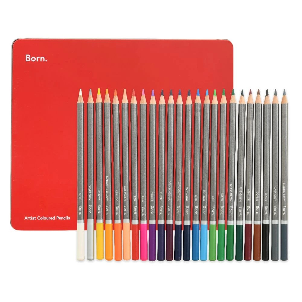 3 Born Coloured Pencils 24 Pack, 3 of 10