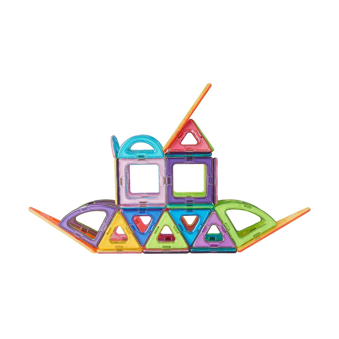 3 50 Piece Magnetic Tiles Playset, 3 of 11