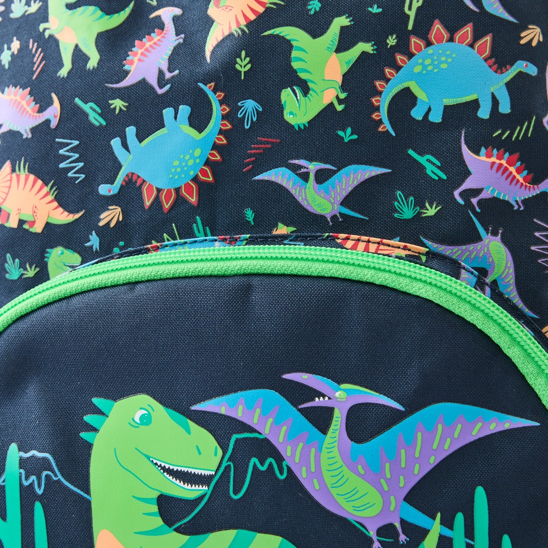 7 Junior Backpack with Pop-It Keychain - Dinosaur, 7 of 8