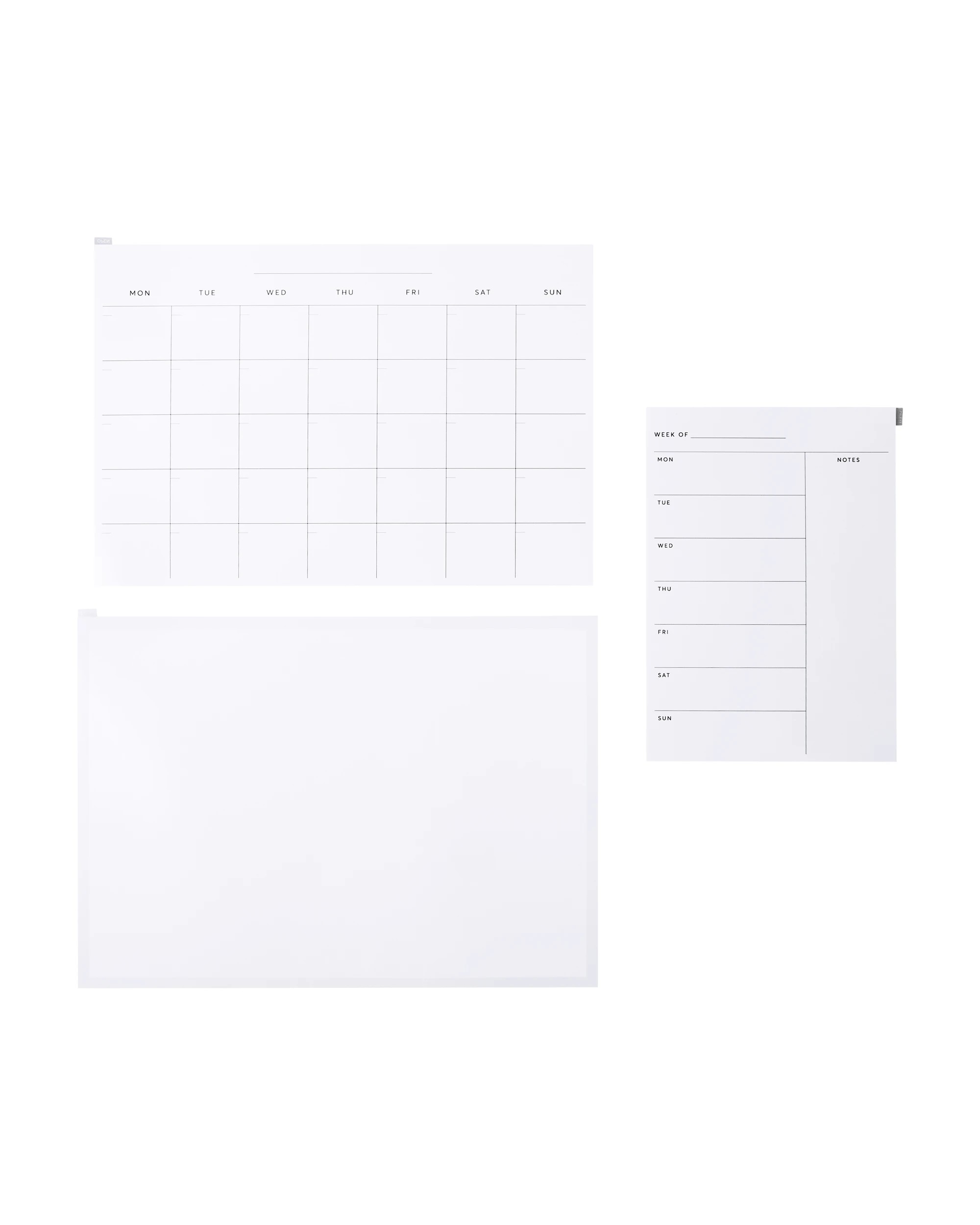 1 3 Pack Removable and Reusable Decal Planner Board Set, 1 of 5