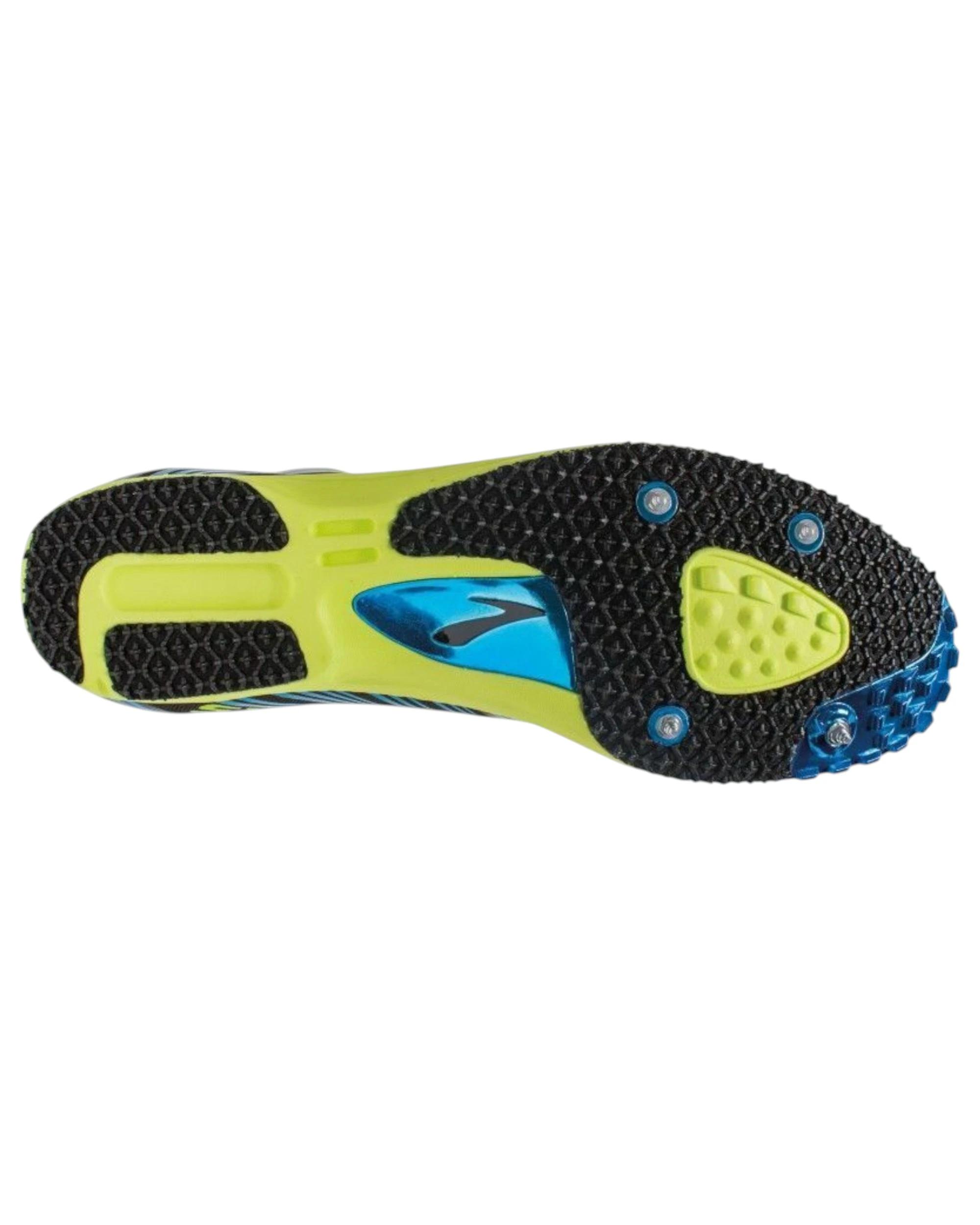 3 Brooks Mens Wire 4 Runners Shoes BLACK/BLUE/FLURO YELLOW, 3 of 4