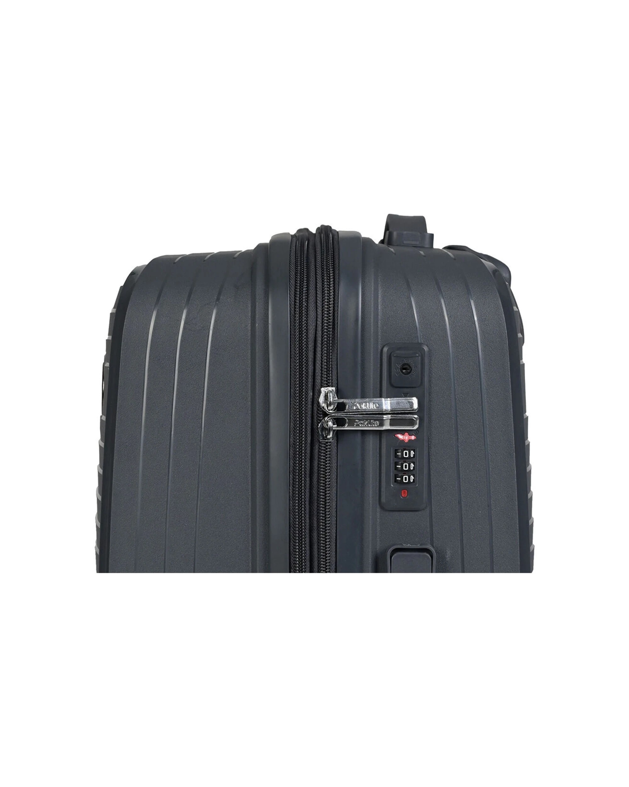 6 Paklite Altitude Medium Travel Luggage Suitcase Lightweight 66x42cm Navy - Blue, 6 of 8