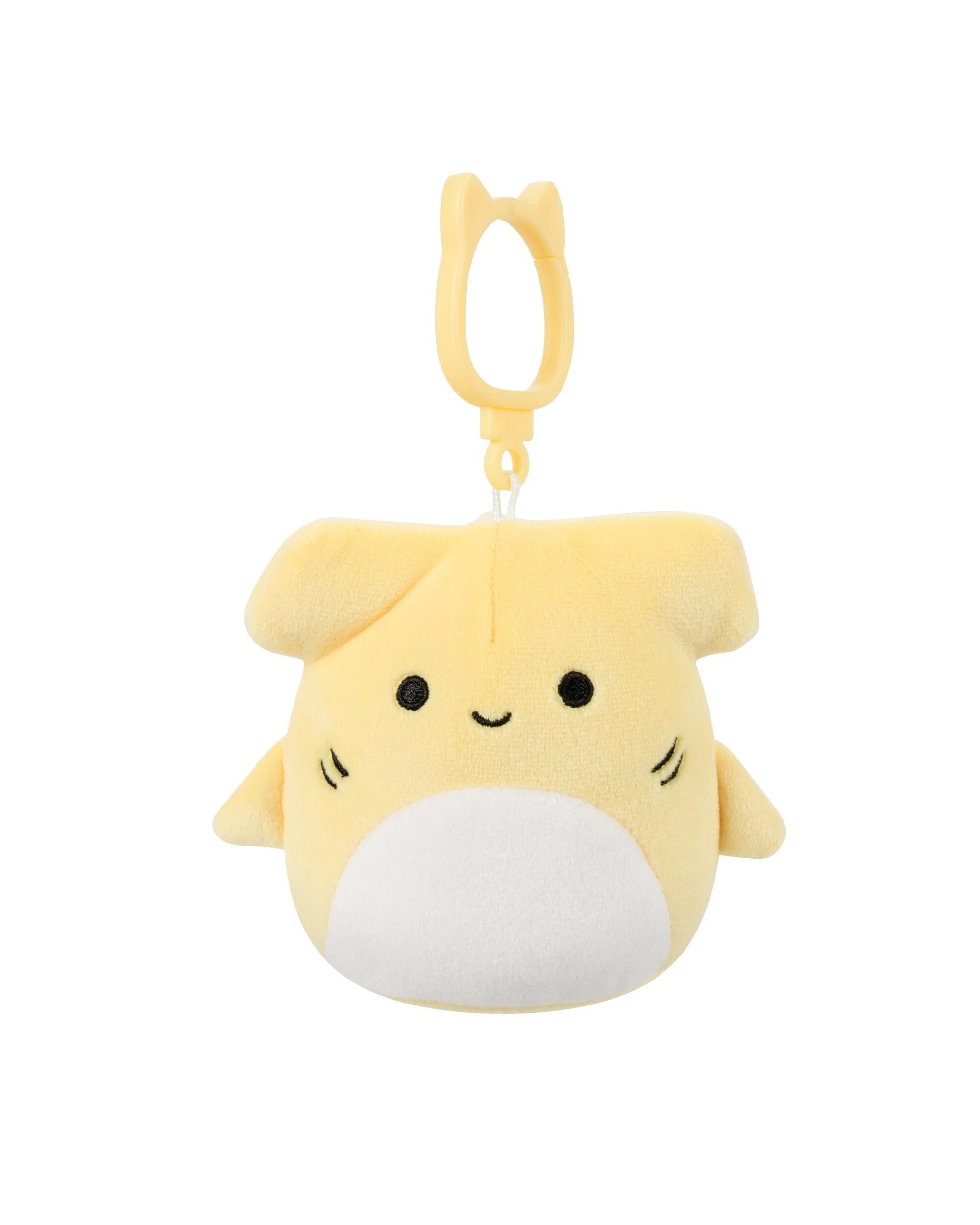 2 Squishmallows Terrence the Hammerhead Shark 3.5 inch Clip-On Plush - Yellow, 2 of 6