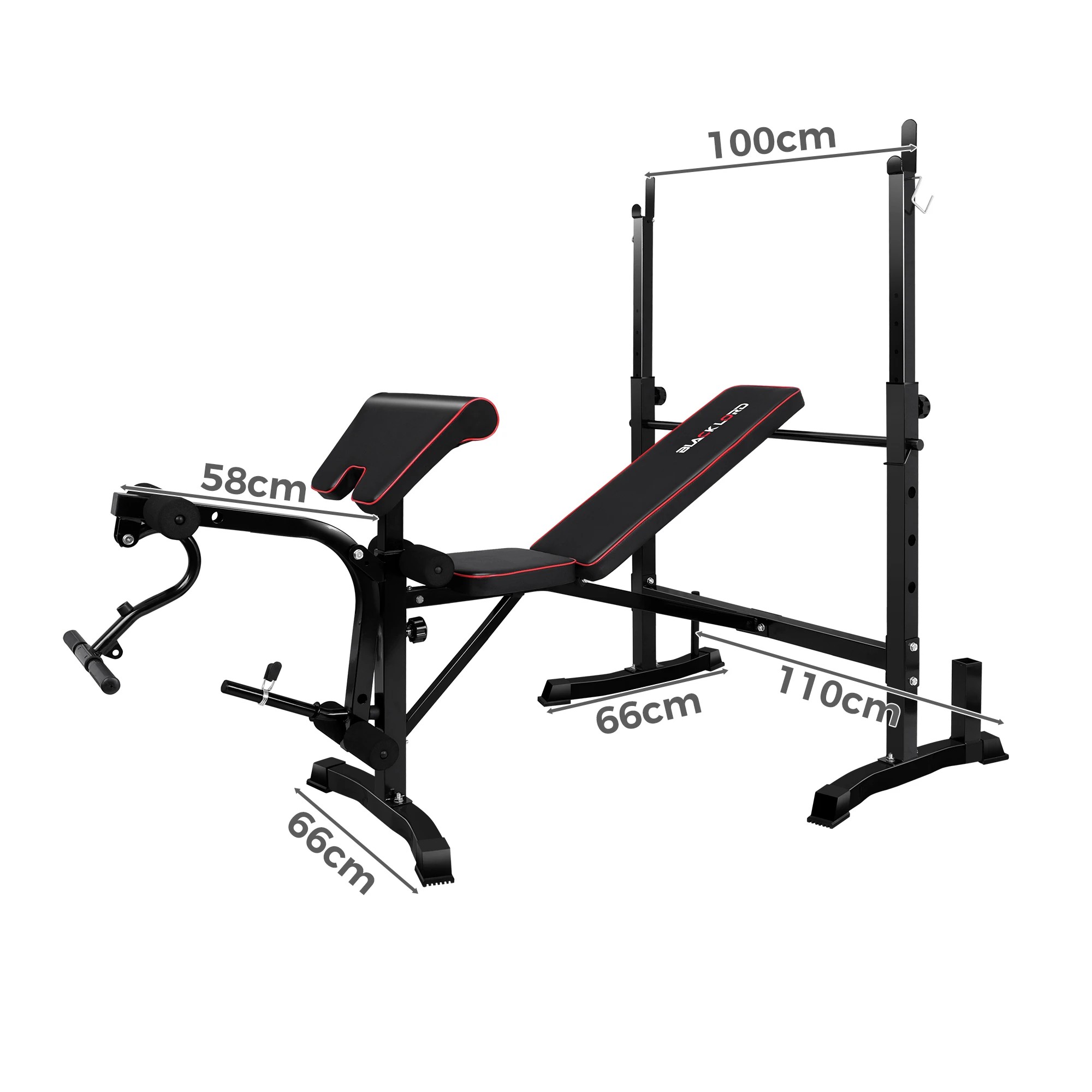 7 Black Lord Weight Bench 10in1 Multi-Station, 7 of 9