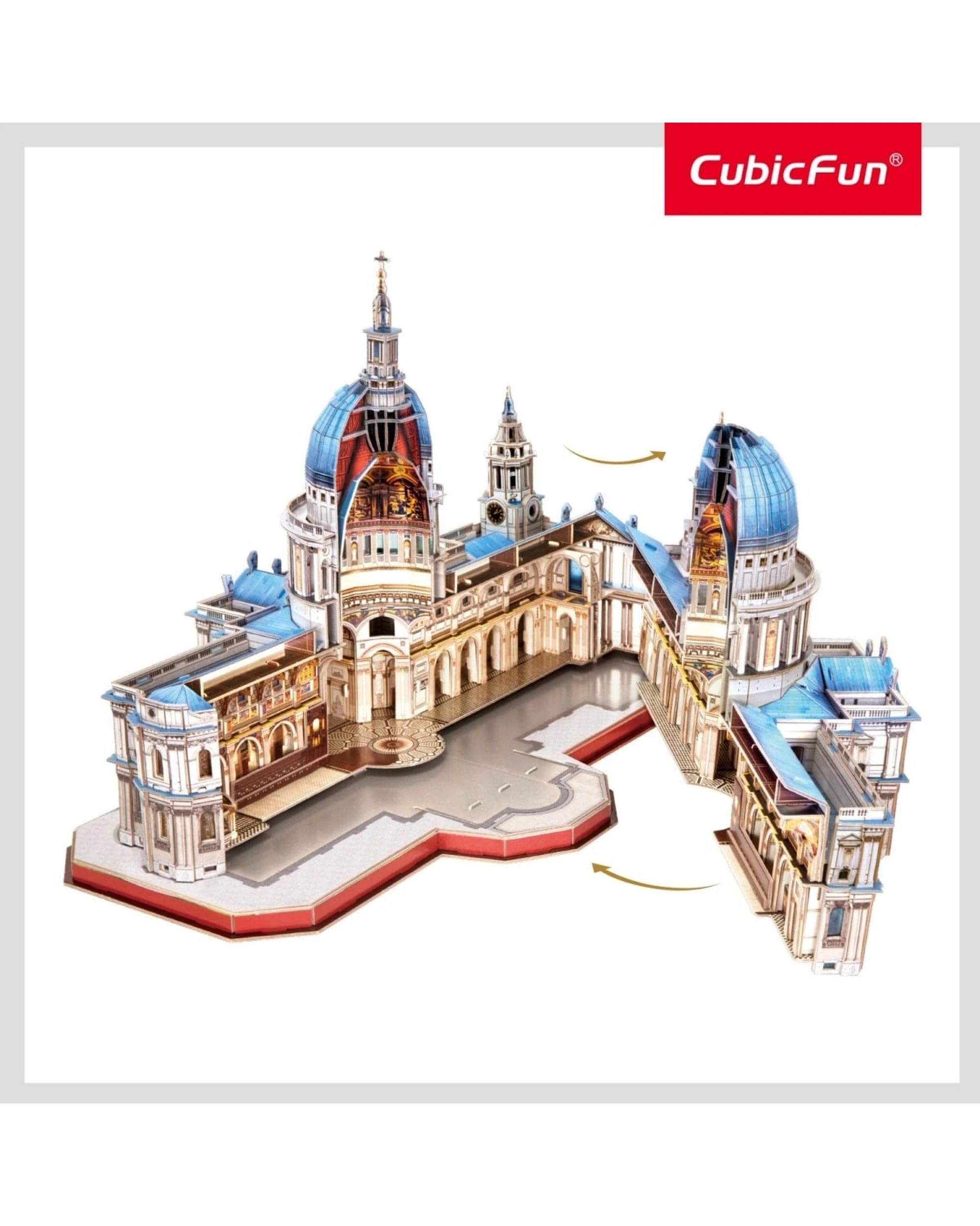 4 CubicFun St Paul's Cathedral 643 Piece 3D Model Kit, 4 of 6