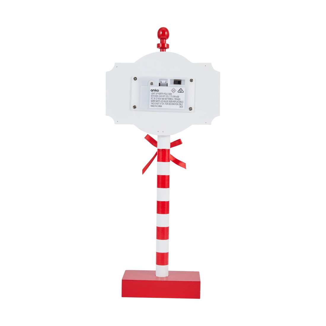 5 Light Up North Pole Sign, 5 of 8