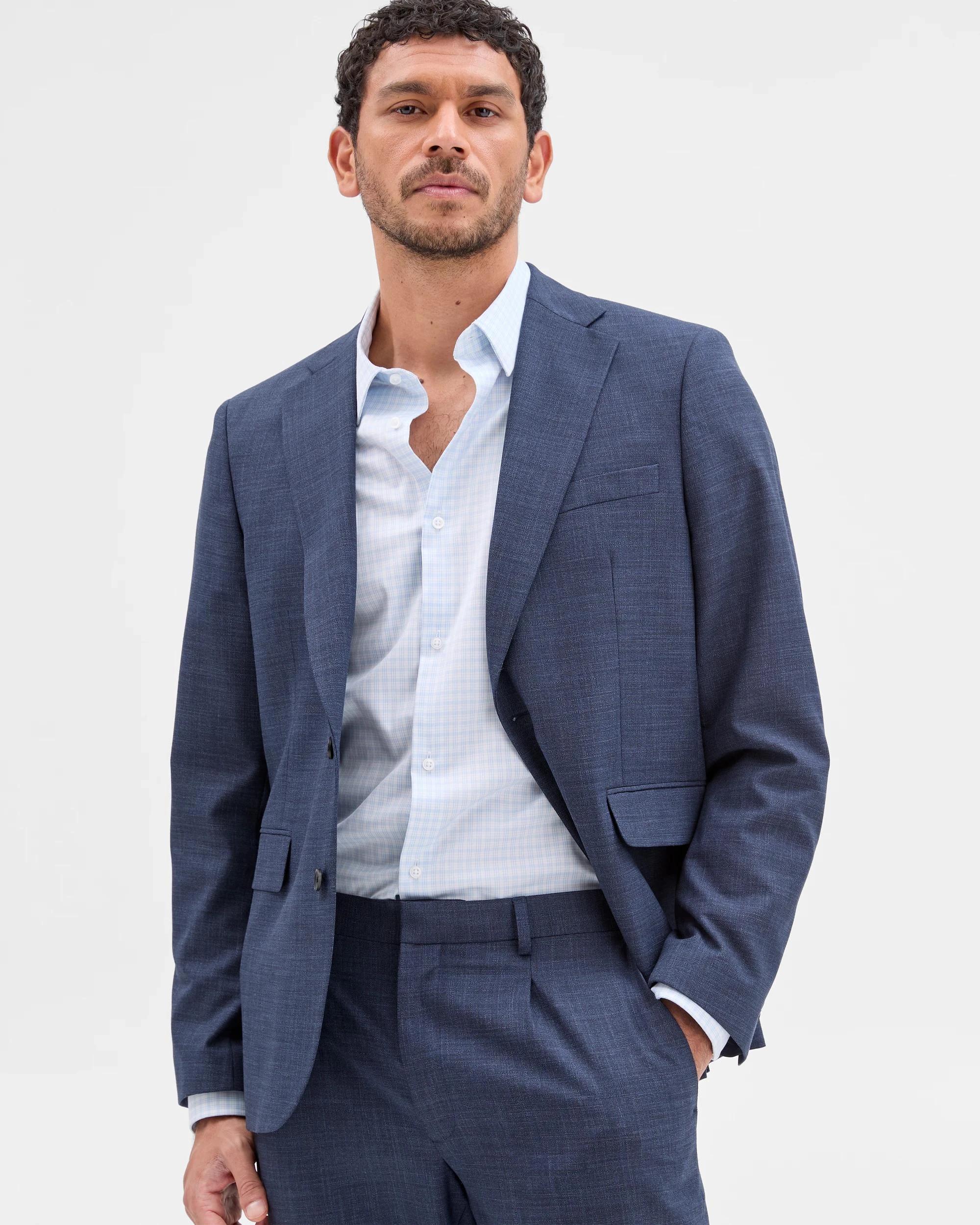 1 Preview Fashion Suit Jacket NAVY, 1 of 7