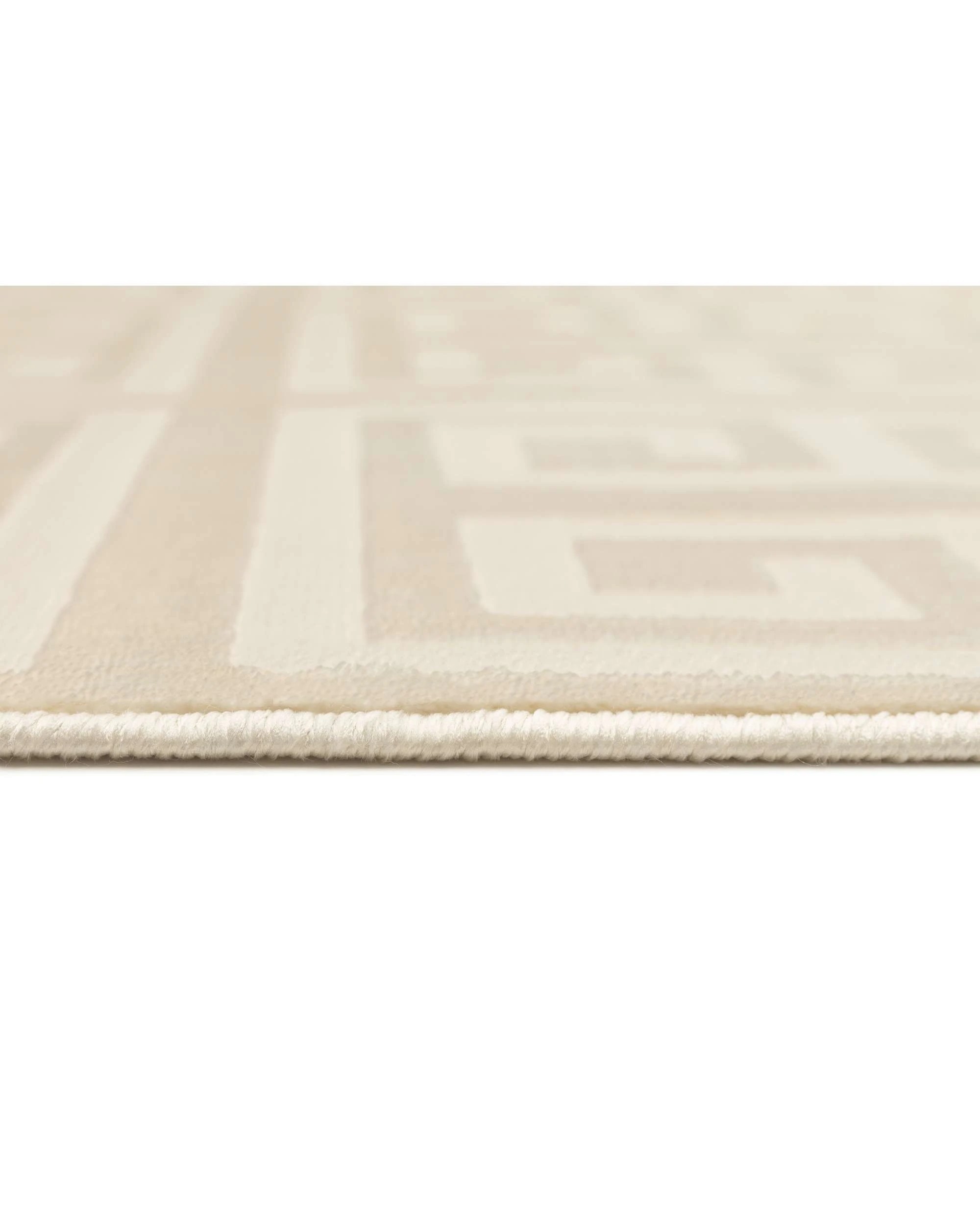 8 Loopsie Dakhla Textured Geometric Neutral Washable Rug-330cm x 240cm - Beige, 8 of 9