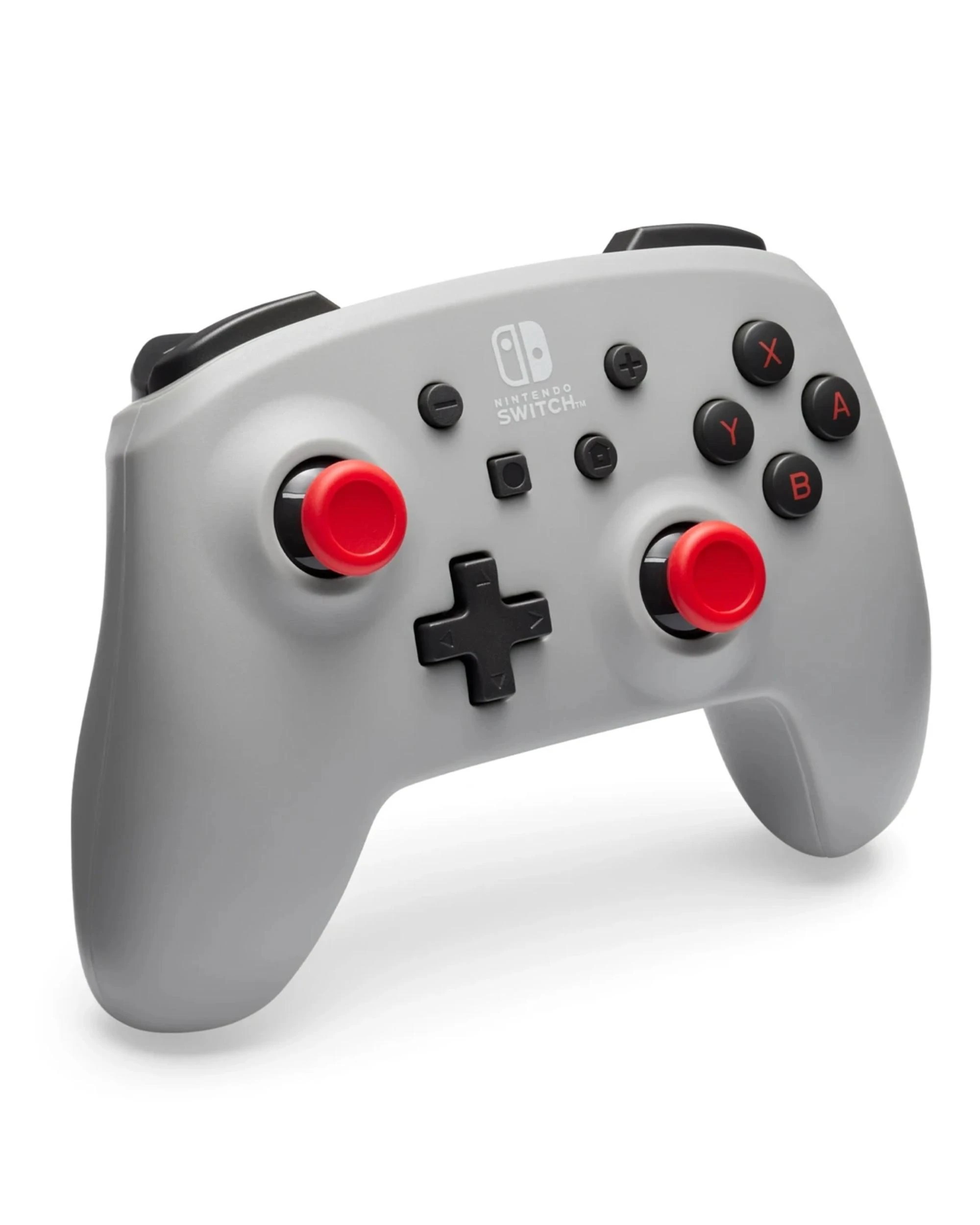 2 PowerA Enhanced Wireless Controller For Nintendo Switch - Retro Grey - Grey, 2 of 3