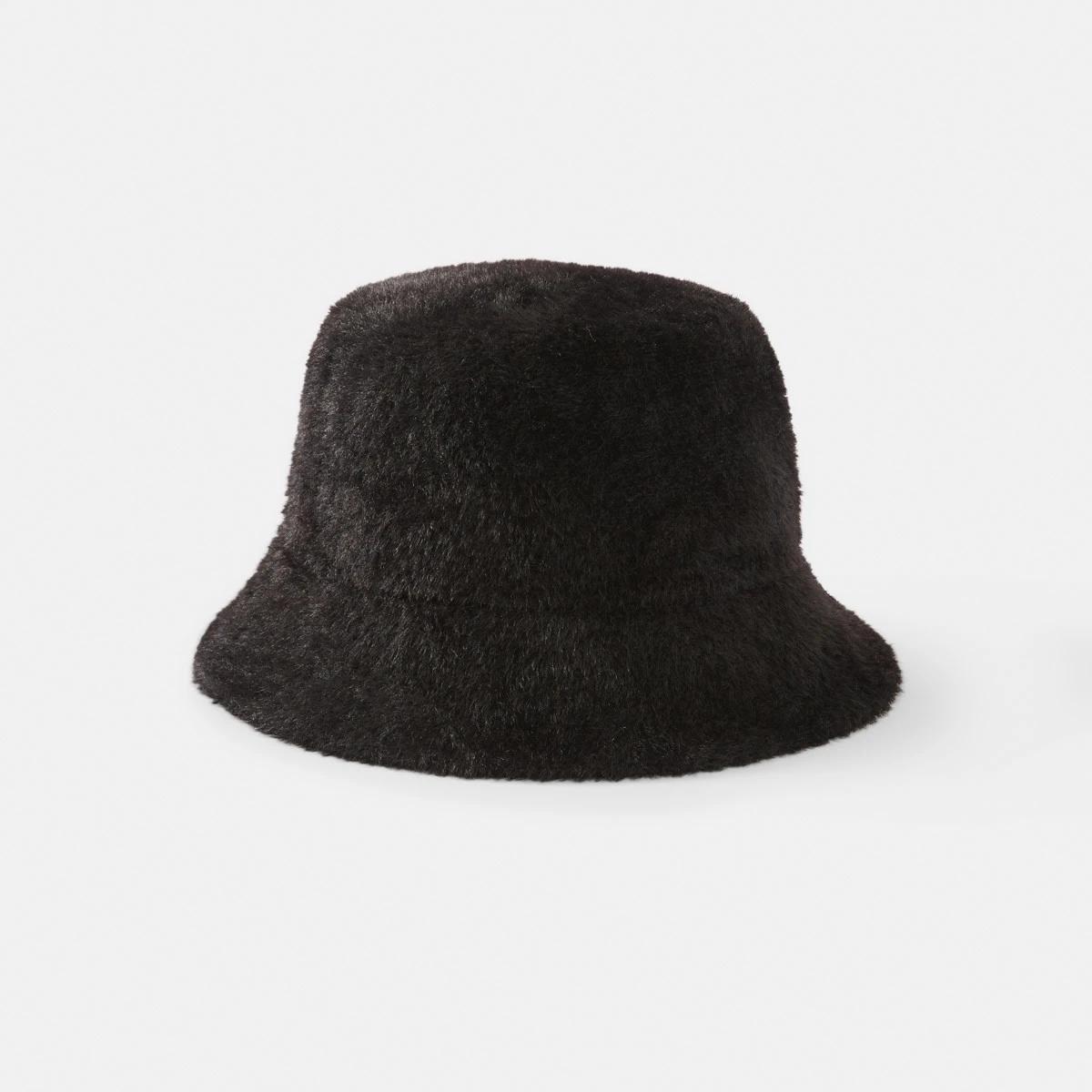 1 Fluffy Bucket Hat Black, 1 of 3