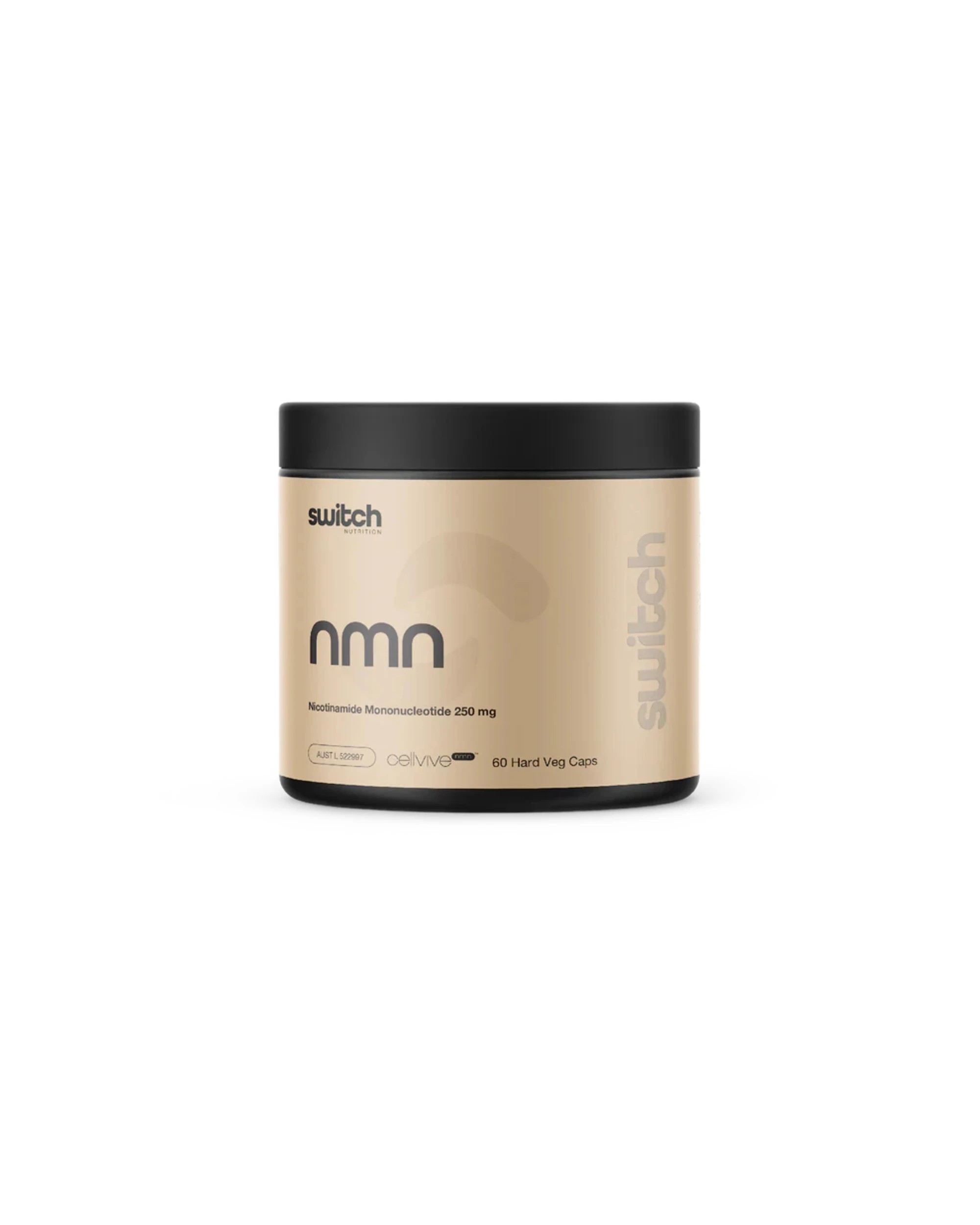 1 Switch Nutrition NMN Cellvive Nicotinamide Mononucleotide Supplement for Cellular Energy 60 Caps, 1 of 1