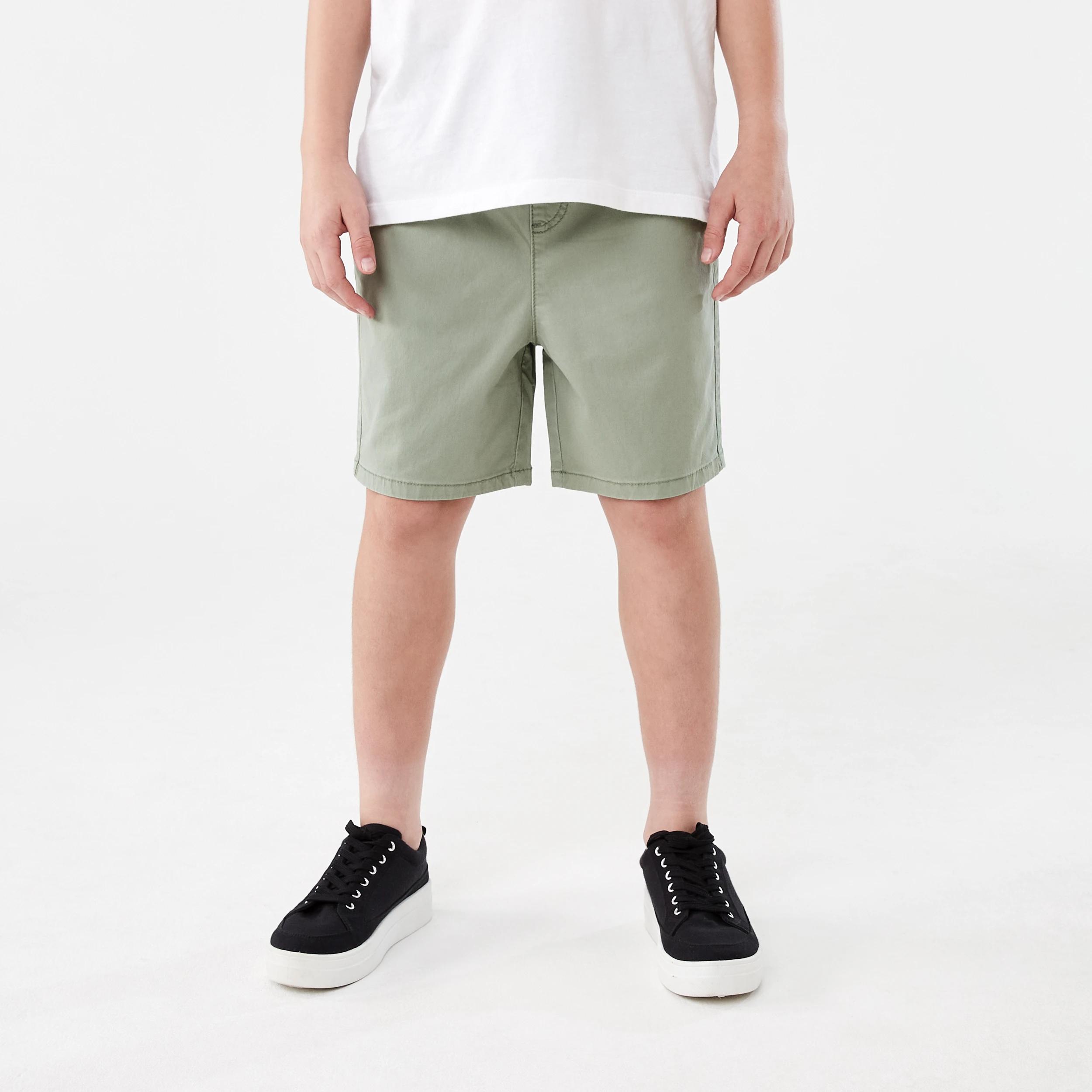 1 Washed Pull On Shorts LILY PAD, 1 of 6