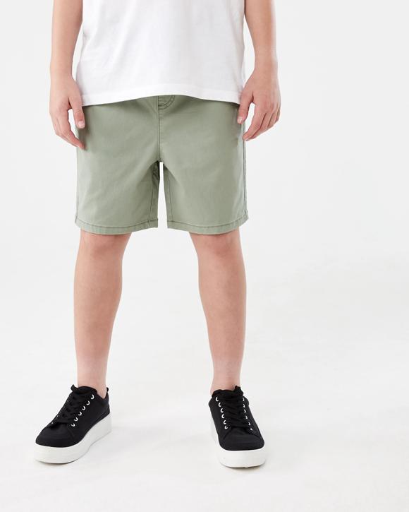 Washed Pull On Shorts