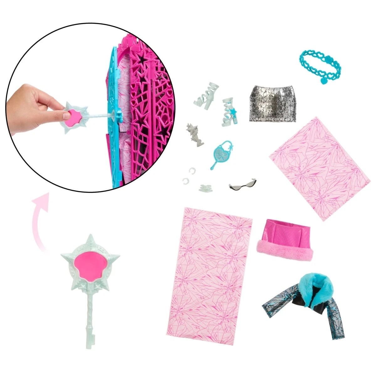 7 22 Piece Monster High Skulltimate Secrets Hauntlywood Mysteries Catty Noir Doll, 7 of 7