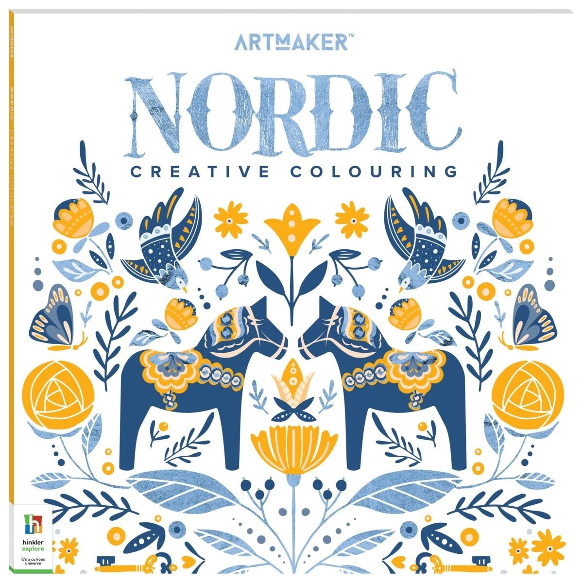 1 Art Maker Nordic Creative Colouring - Book, 1 of 5