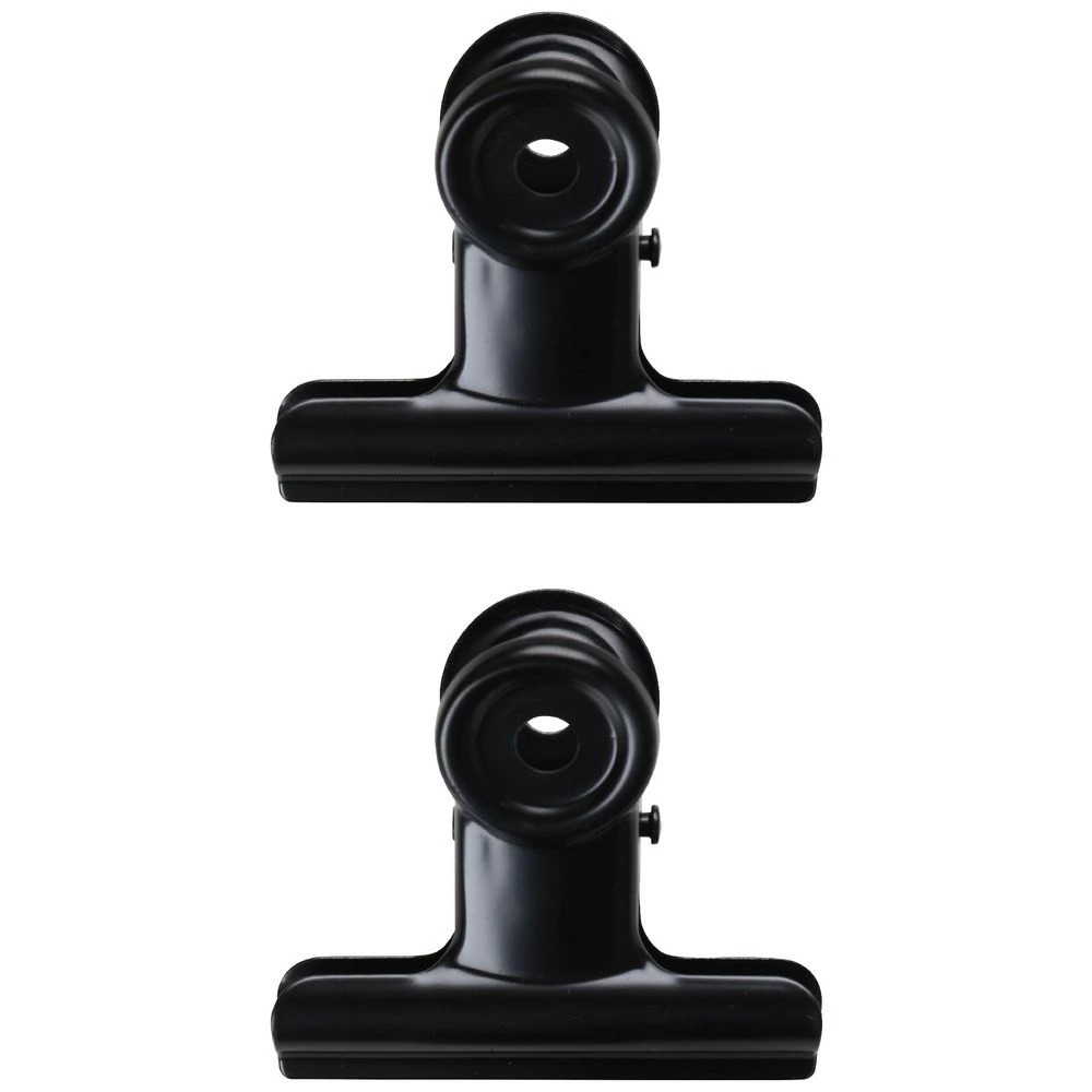 2 Otto Letter Clips Matte Black 2 Pack, 2 of 4
