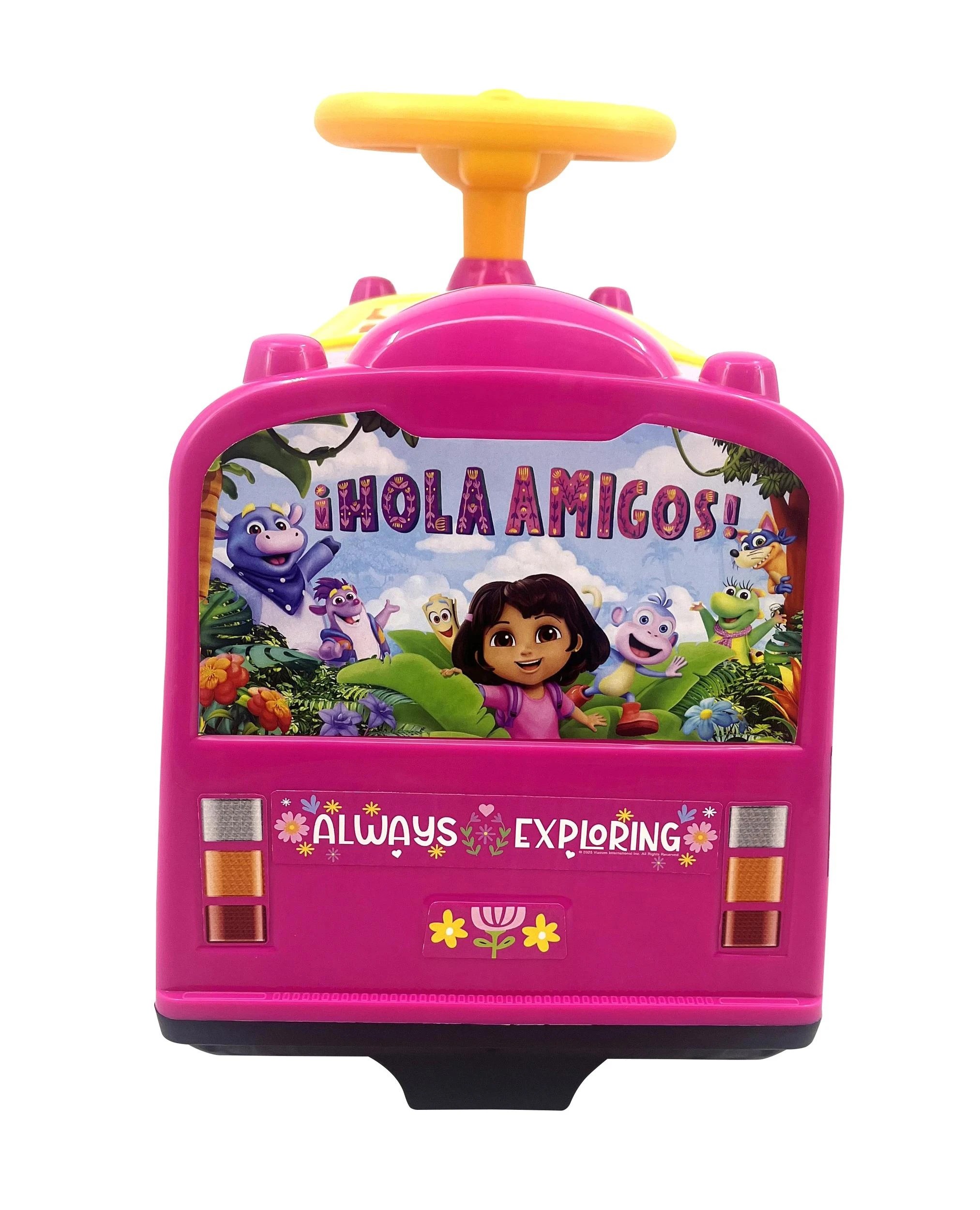 4 Dora The Explorer Exploring Van Foot To Floor Ride-on - Pink, 4 of 5