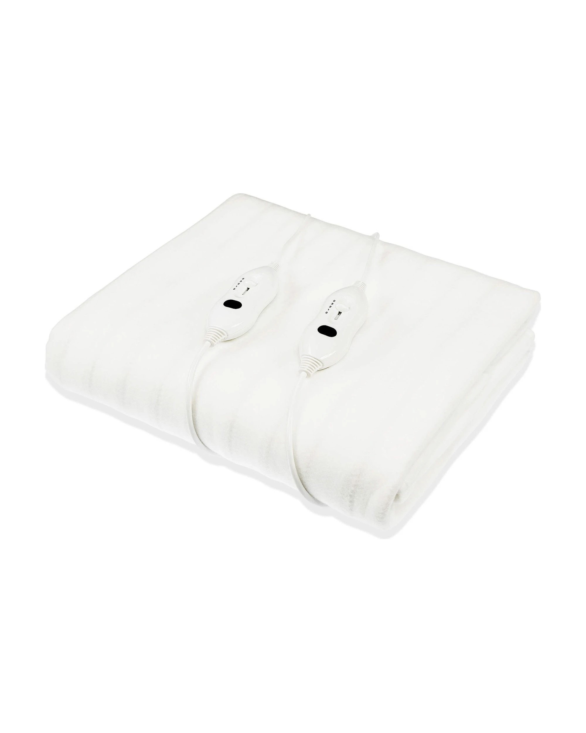 1 Laura Hill Heated Electric Blanket Fitted Polyester - White - Queen Bed, 1 of 10