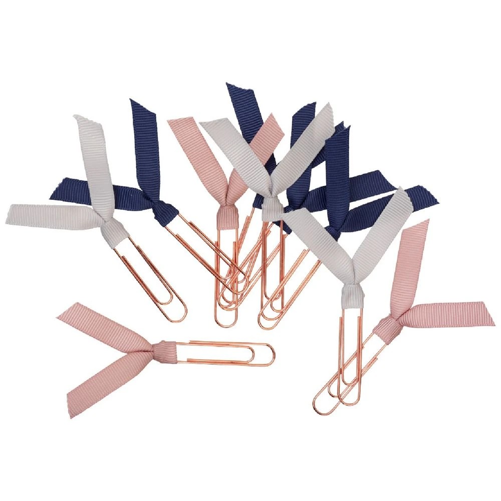 1 Otto Paper Clips 50mm Bow Assorted 10 Pack, 1 of 1