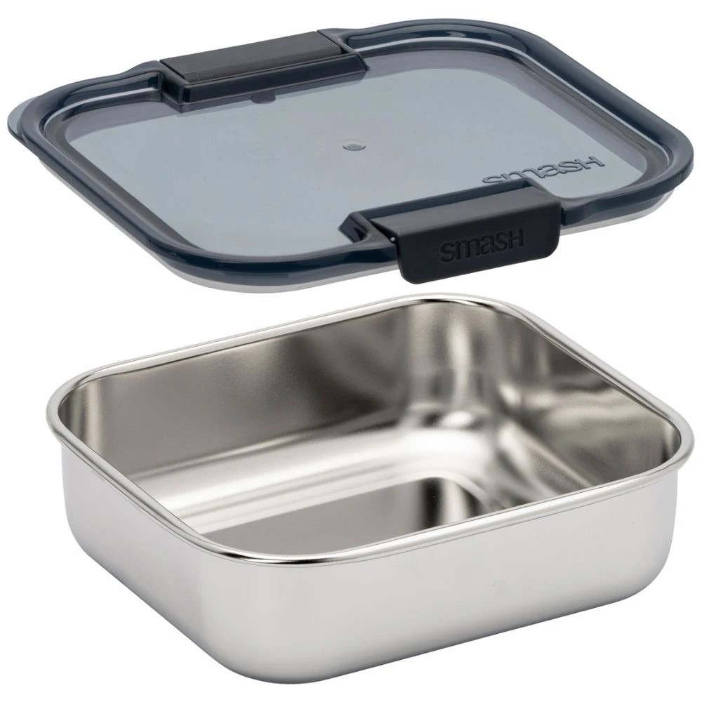 4 Smash Meal Box 600mL Charcoal, 4 of 4