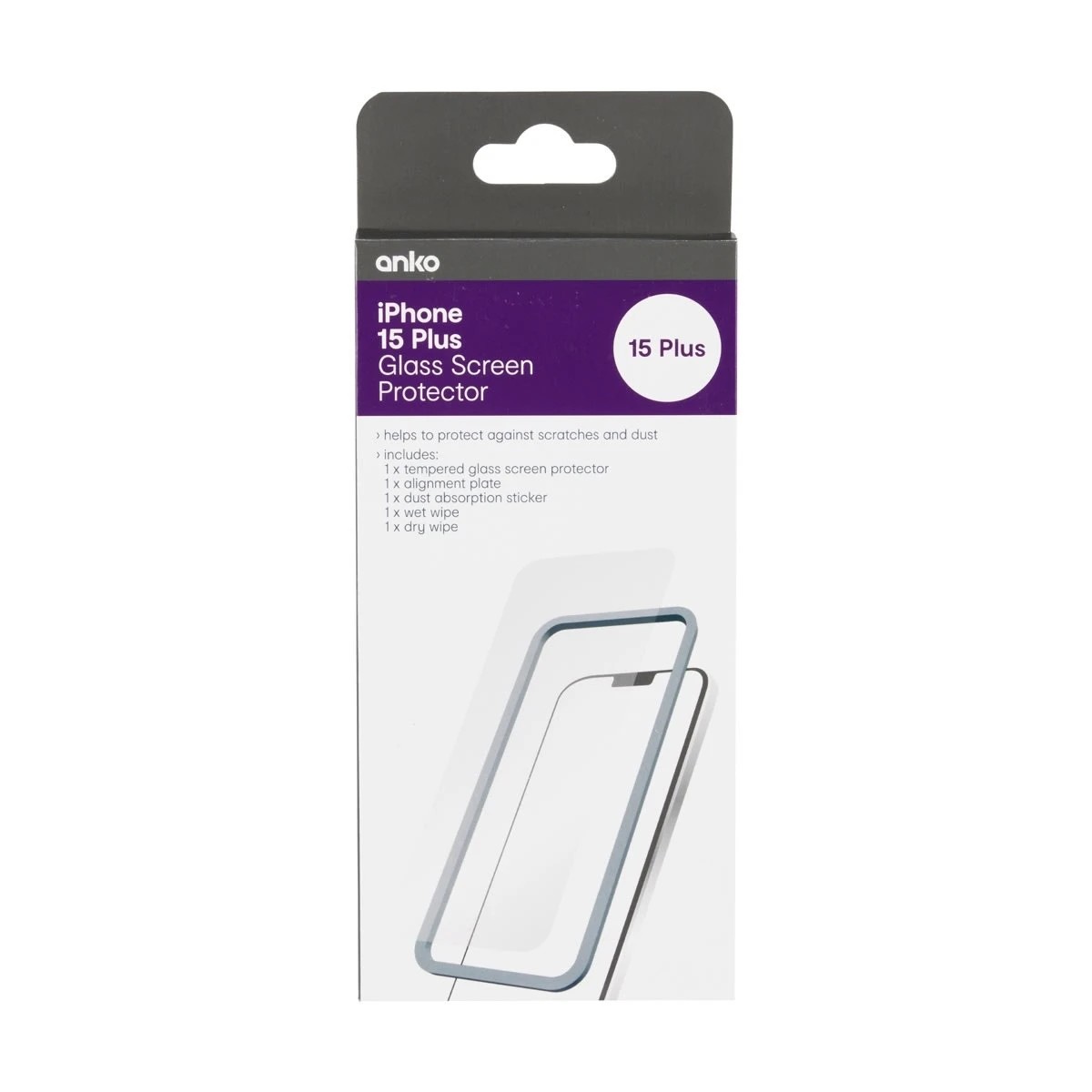 1 iPhone 15 Plus Protector Glass, 1 of 3