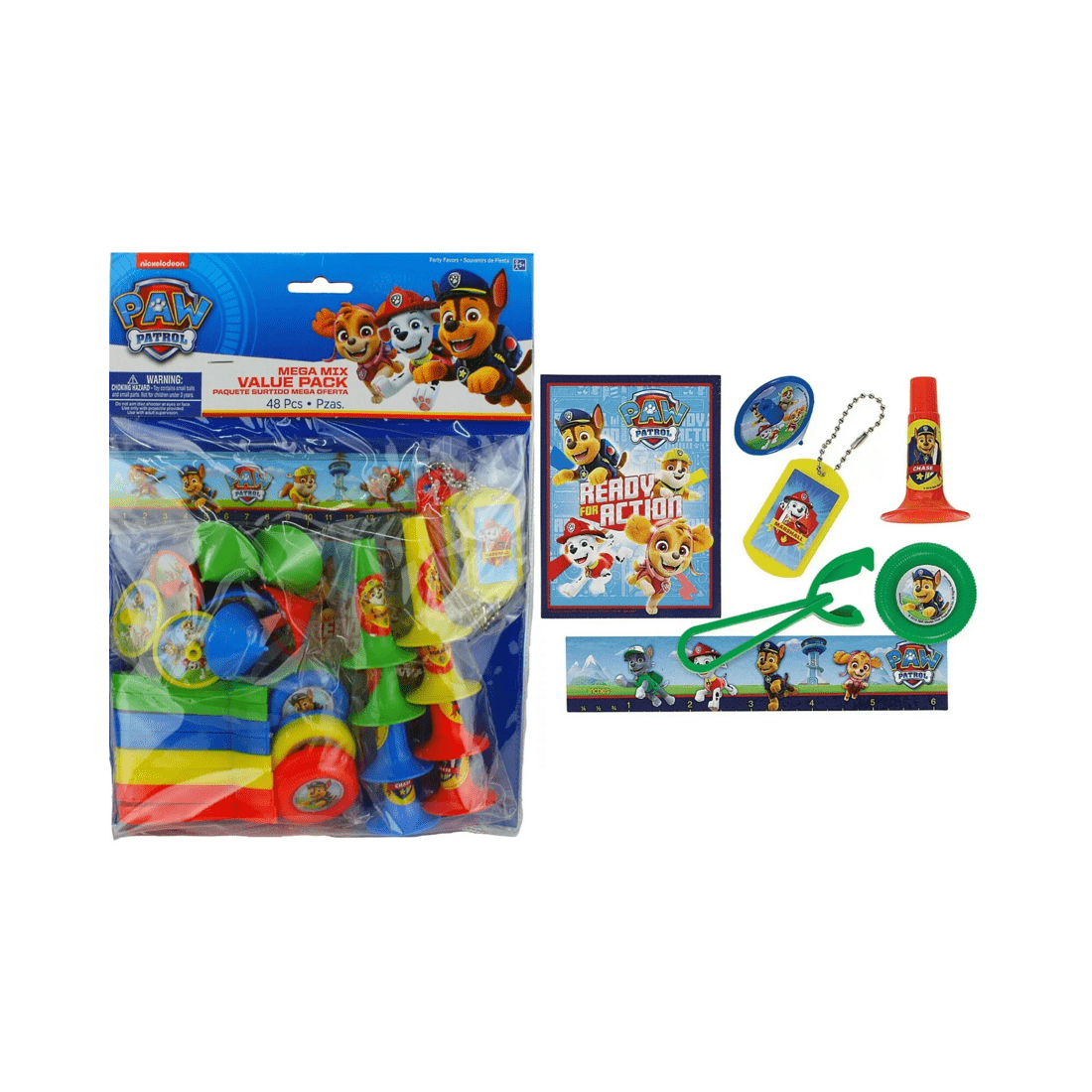 1 Amscan Paw Patrol Adventures Mega Value Favour Pack 48 Pieces, 1 of 1