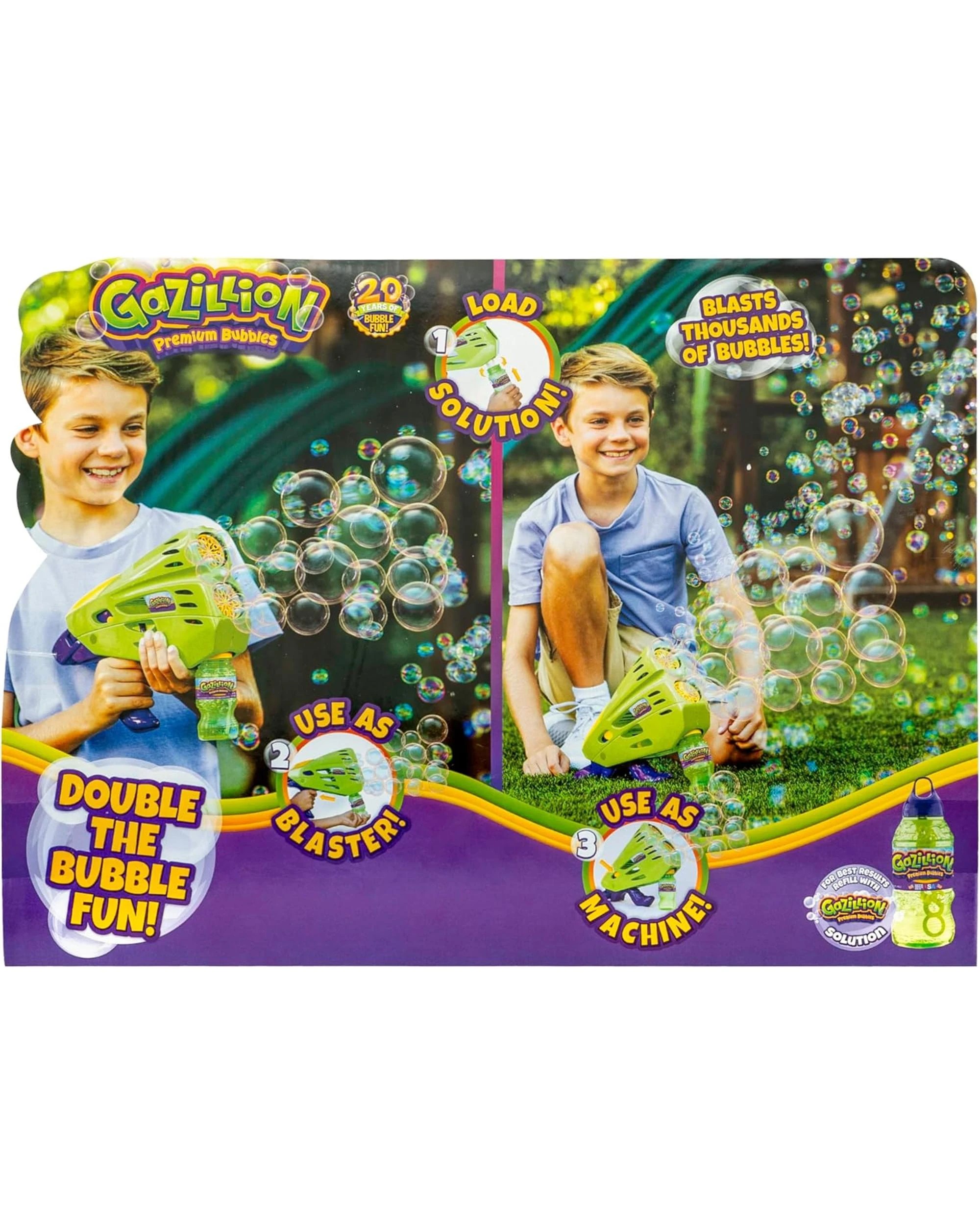 6 Gazillion Bubbles Double Bubble Blaster, 6 of 6