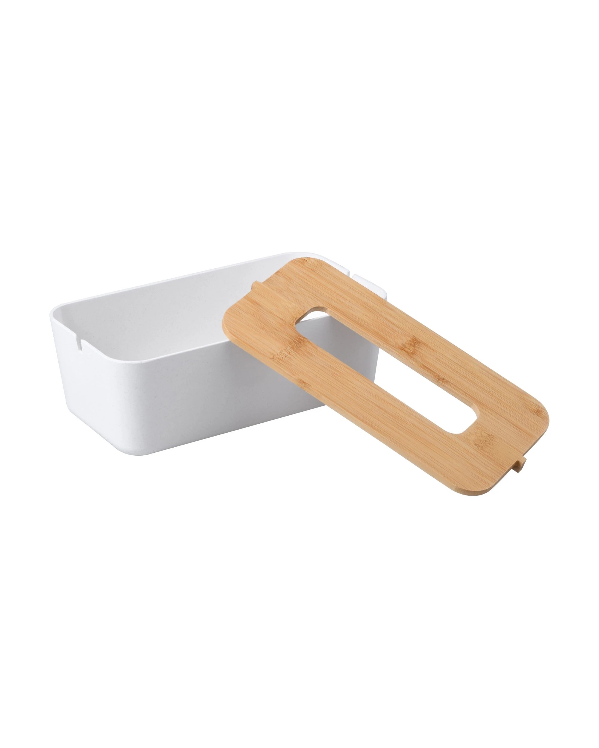 7 Takara Takae Natural Bamboo Tissue Box Large - White, 7 of 7