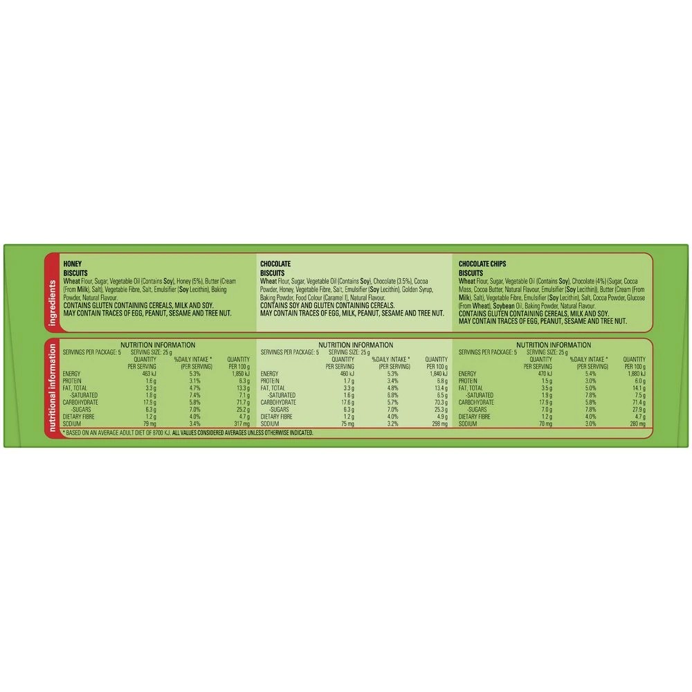 4 Arnott's Tiny Teddies 15 Pack, 4 of 5