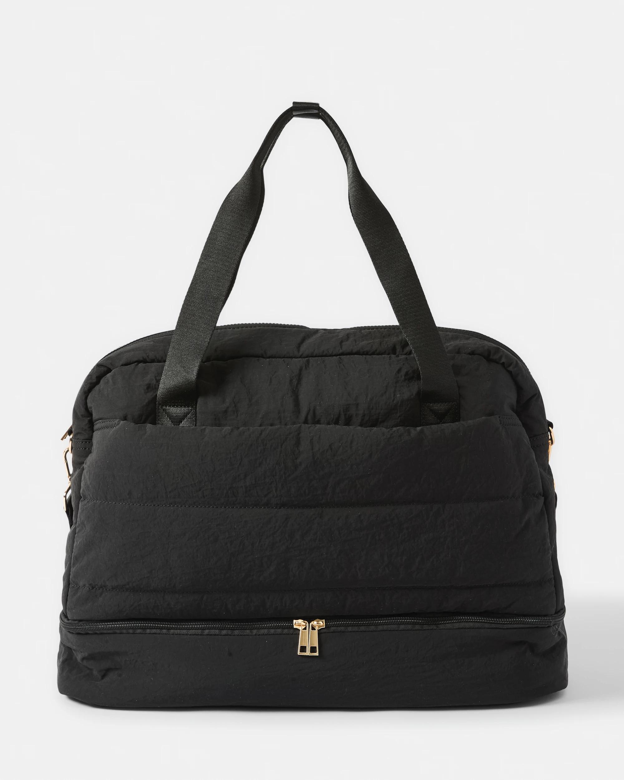 1 Padded Weekender Bag Black, 1 of 7